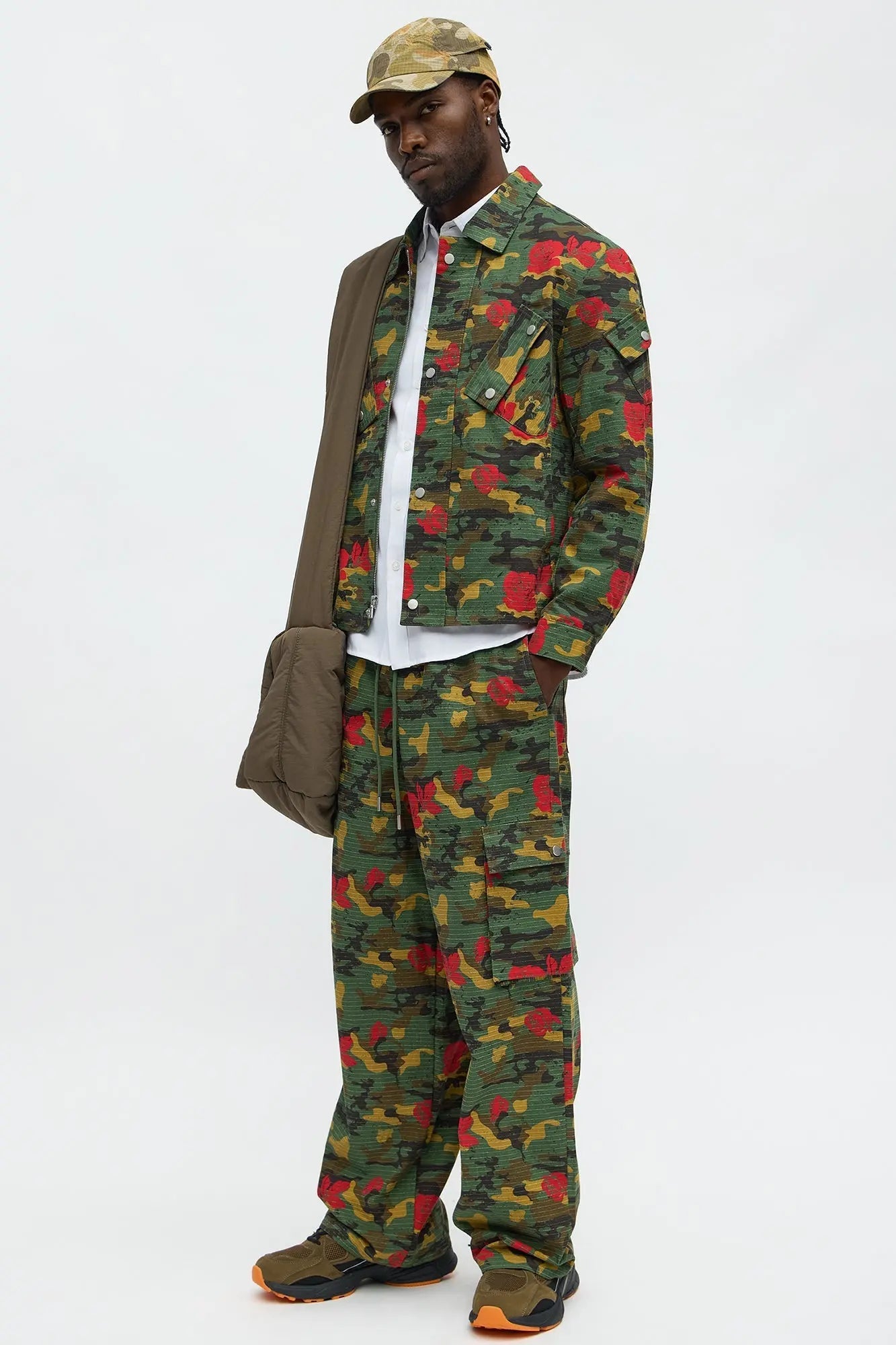 Baggy Lak Camo Ripstop Cargo Pant - Camouflage