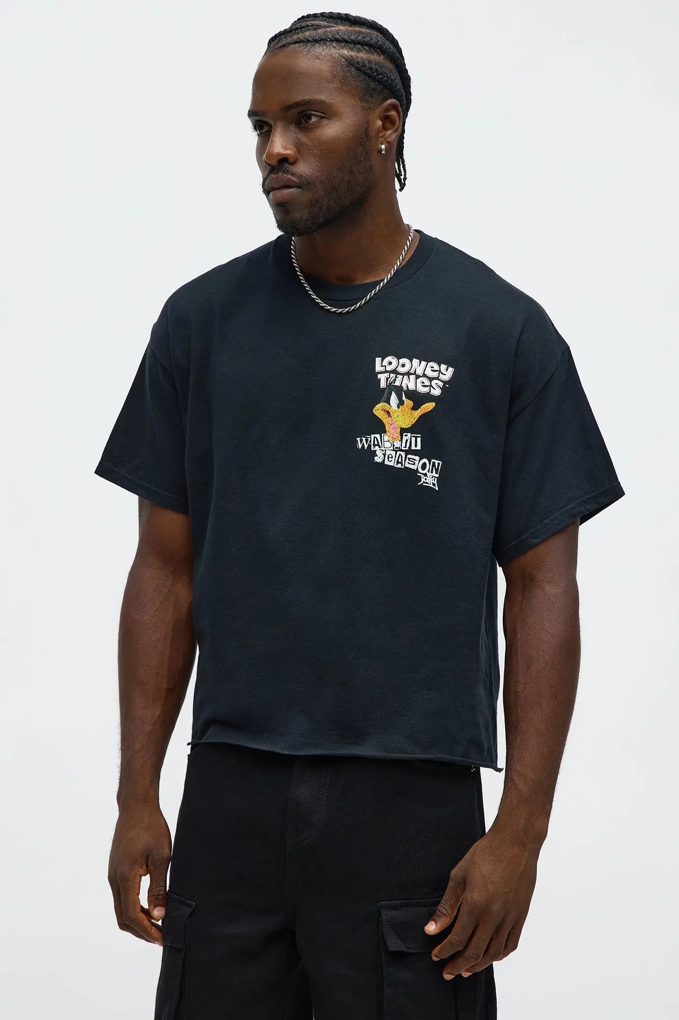 Looney Tunes Wabbit Season Short Sleeve Tee - Black