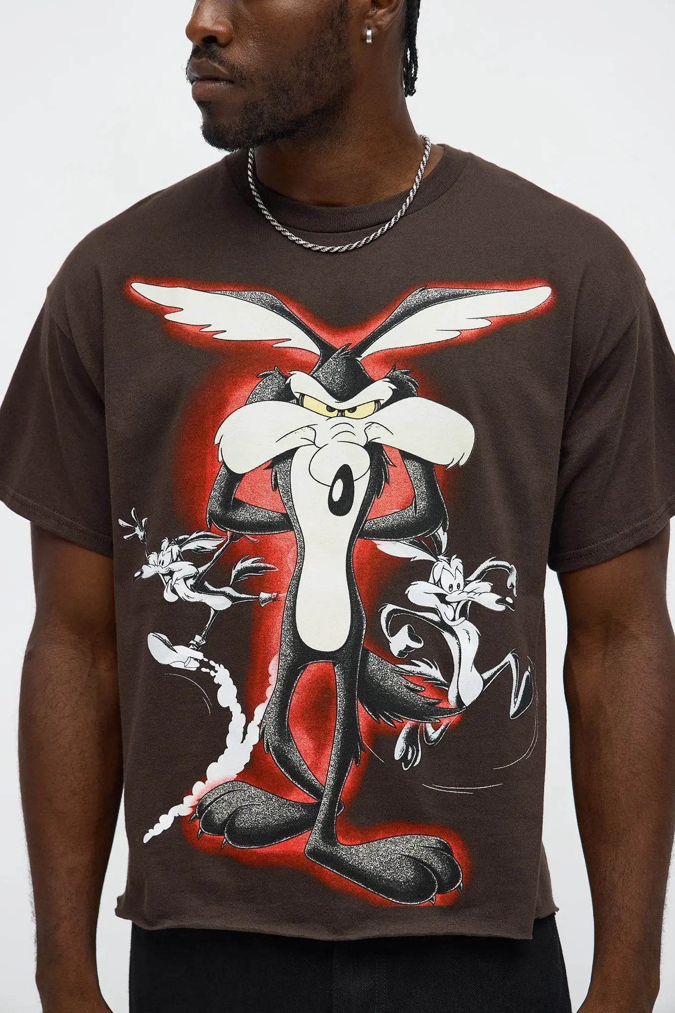 Looney Tunes Crew Short Sleeve Tee - Brown