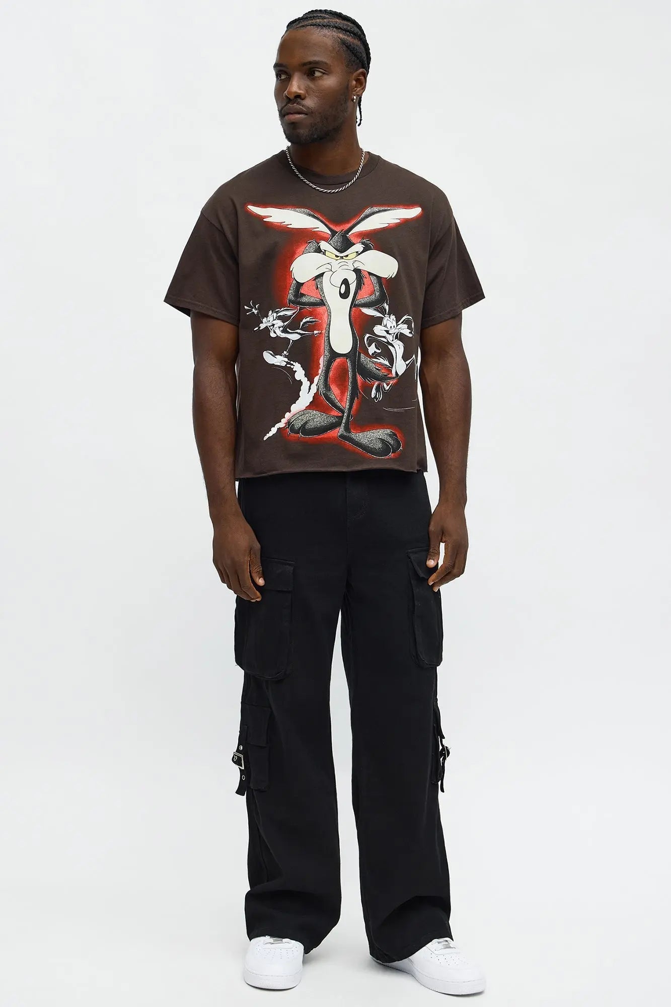 Looney Tunes Crew Short Sleeve Tee - Brown