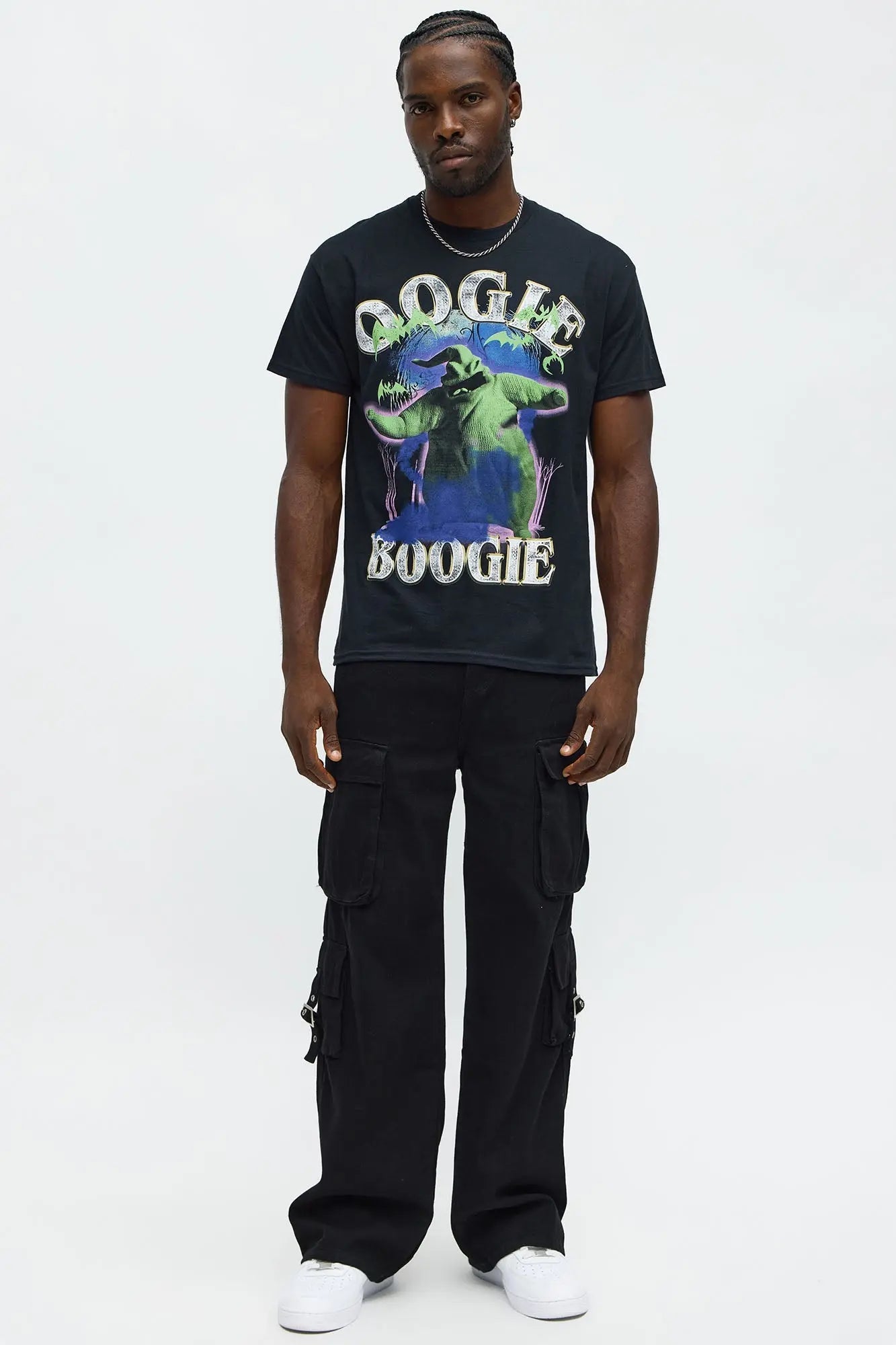 The Nightmare Before Christmas Oogie Boogie Short Sleeve Tee - Black