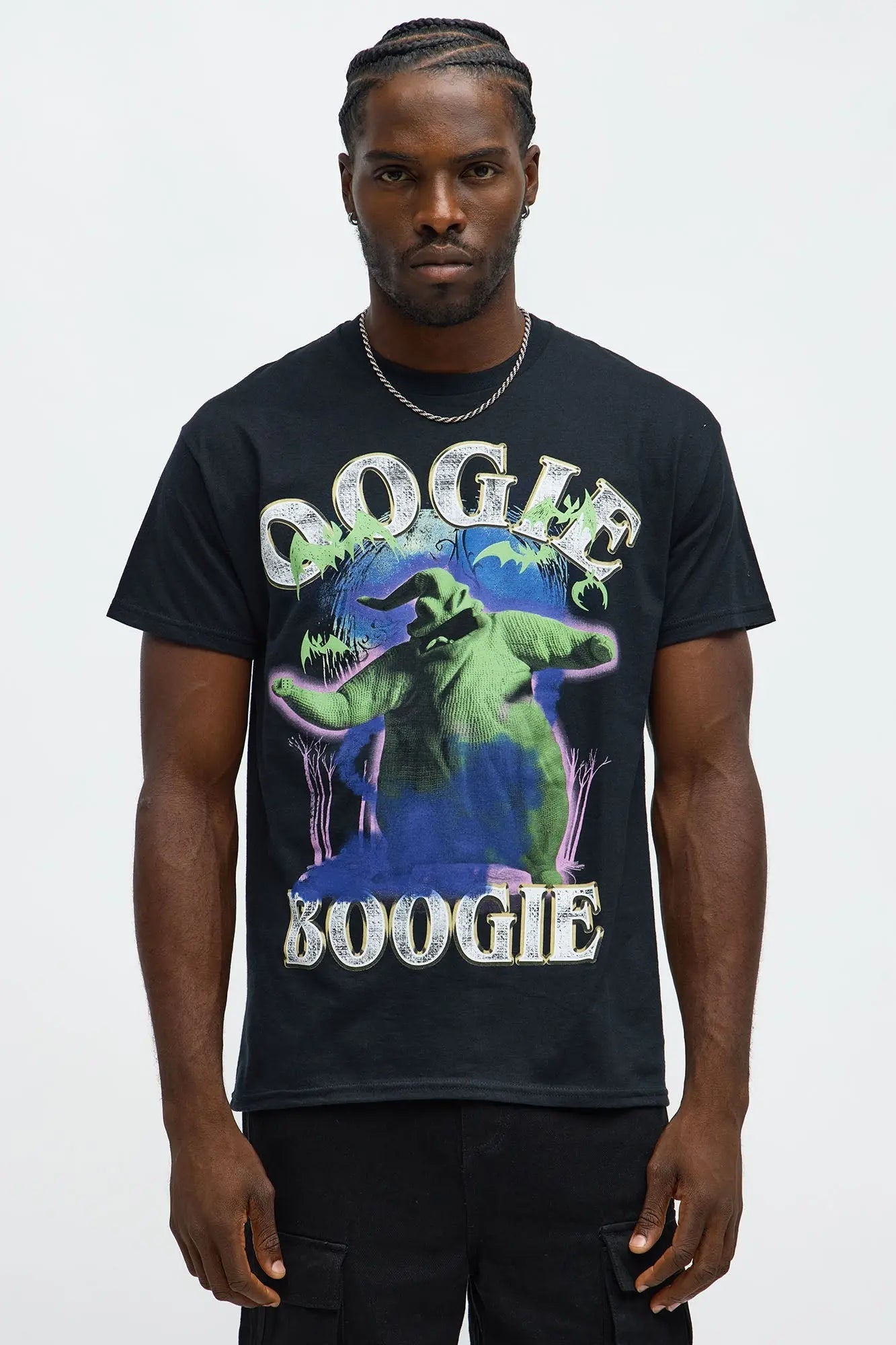 The Nightmare Before Christmas Oogie Boogie Short Sleeve Tee - Black