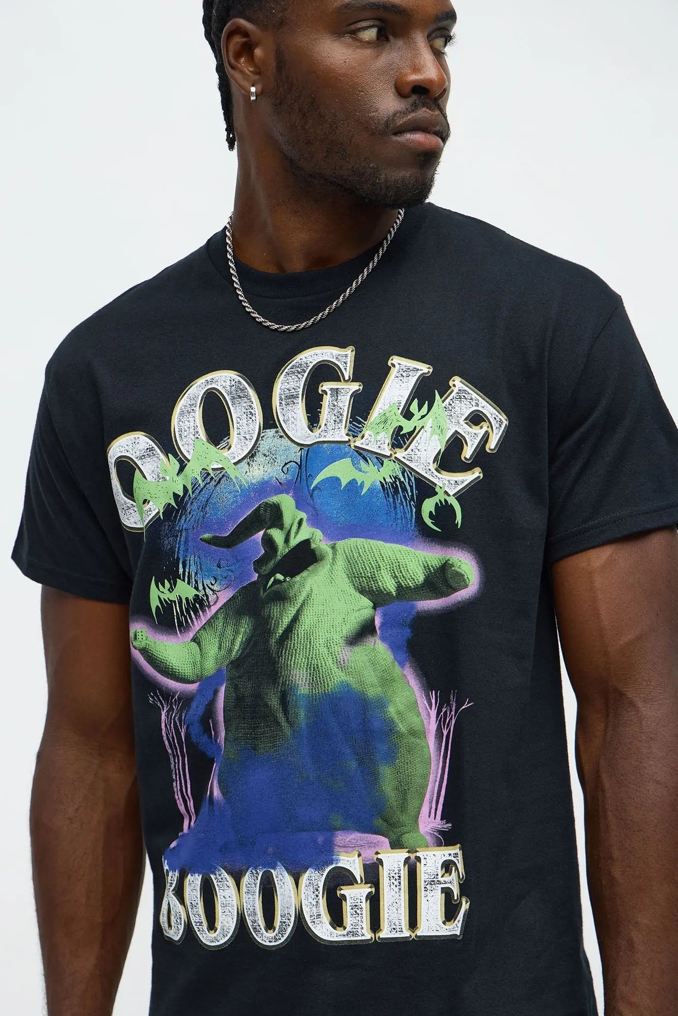 The Nightmare Before Christmas Oogie Boogie Short Sleeve Tee - Black