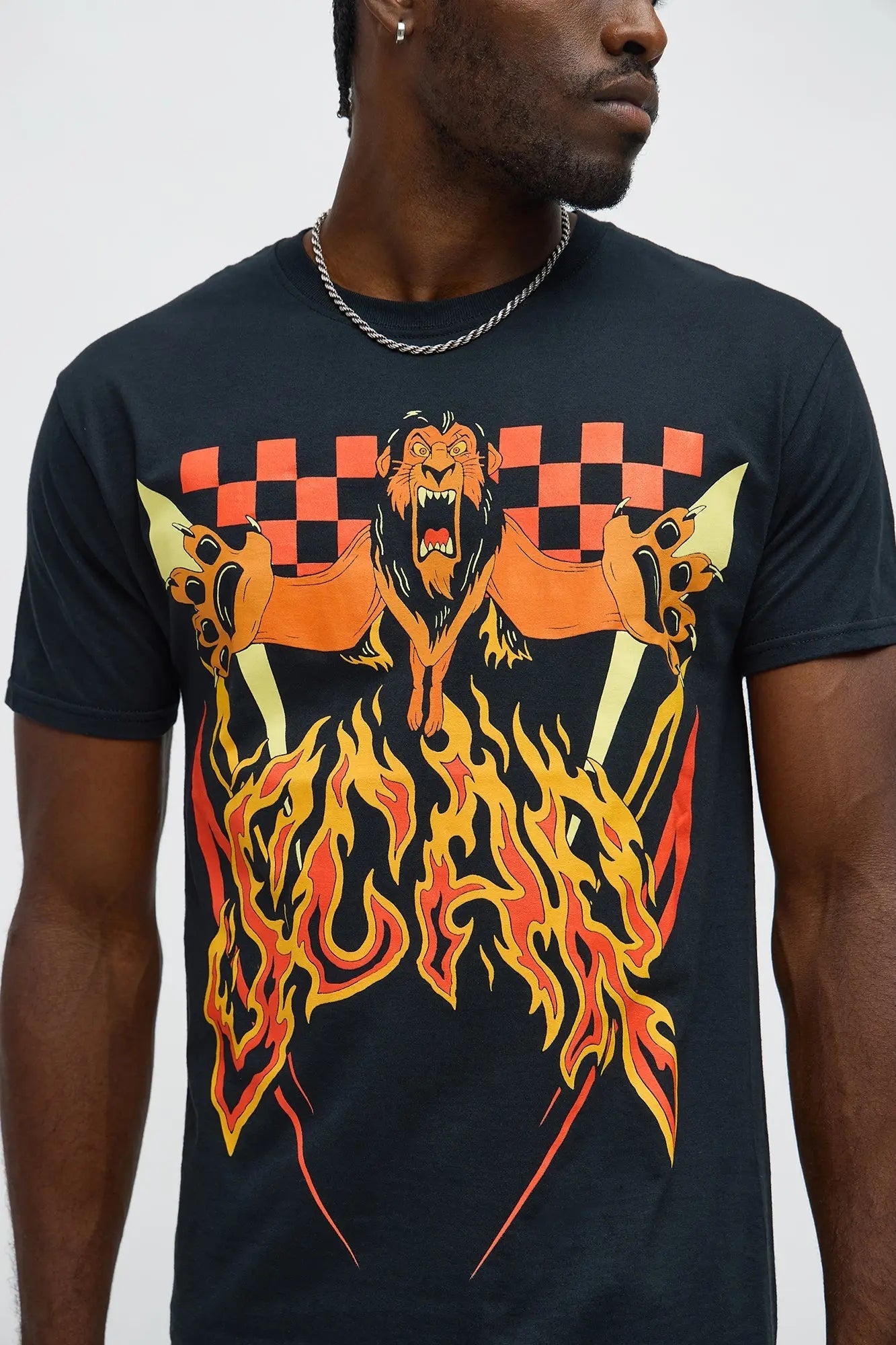 Lion King Scar Racing Short Sleeve Tee - Black