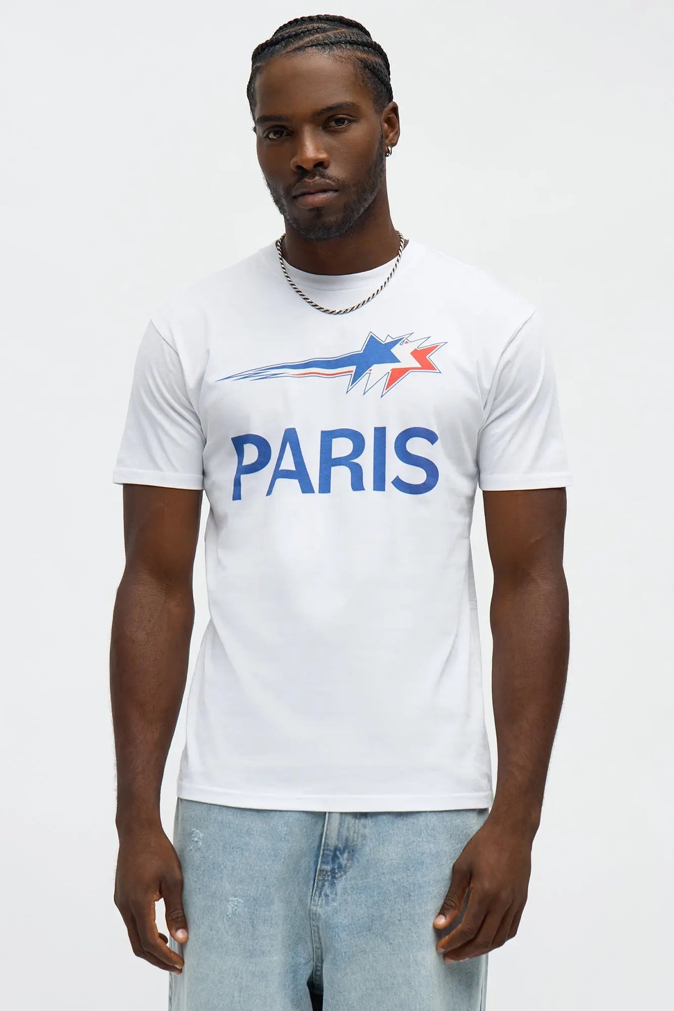 Bonjour Paris Short Sleeve Tee - White