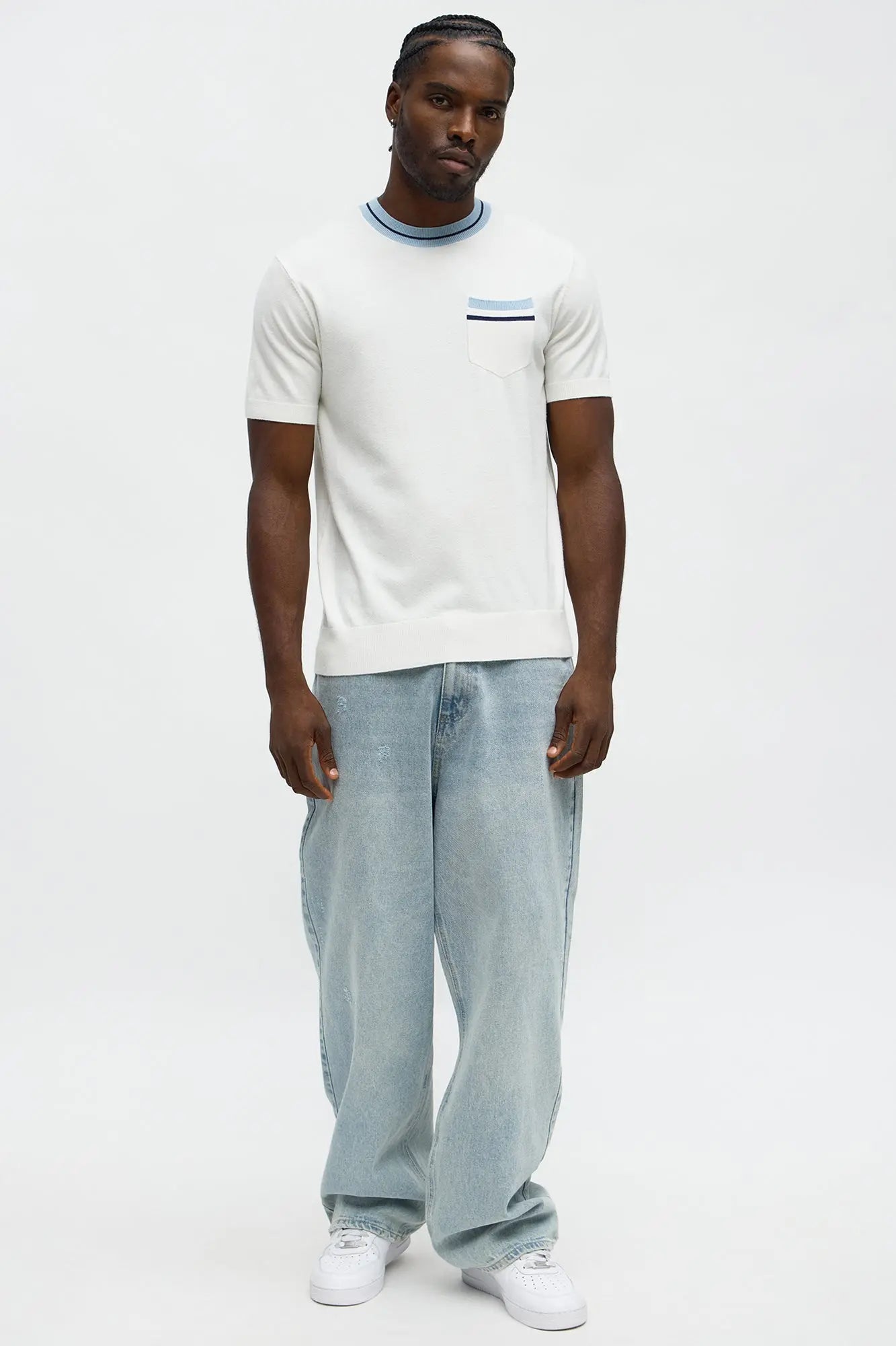 Sea Breeze Pocket Tee - White/combo
