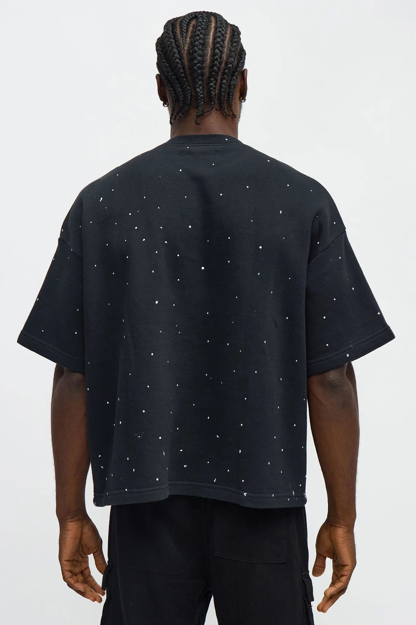 Relaxed Heavensent 777 Short Sleeve Tee - Black Wash