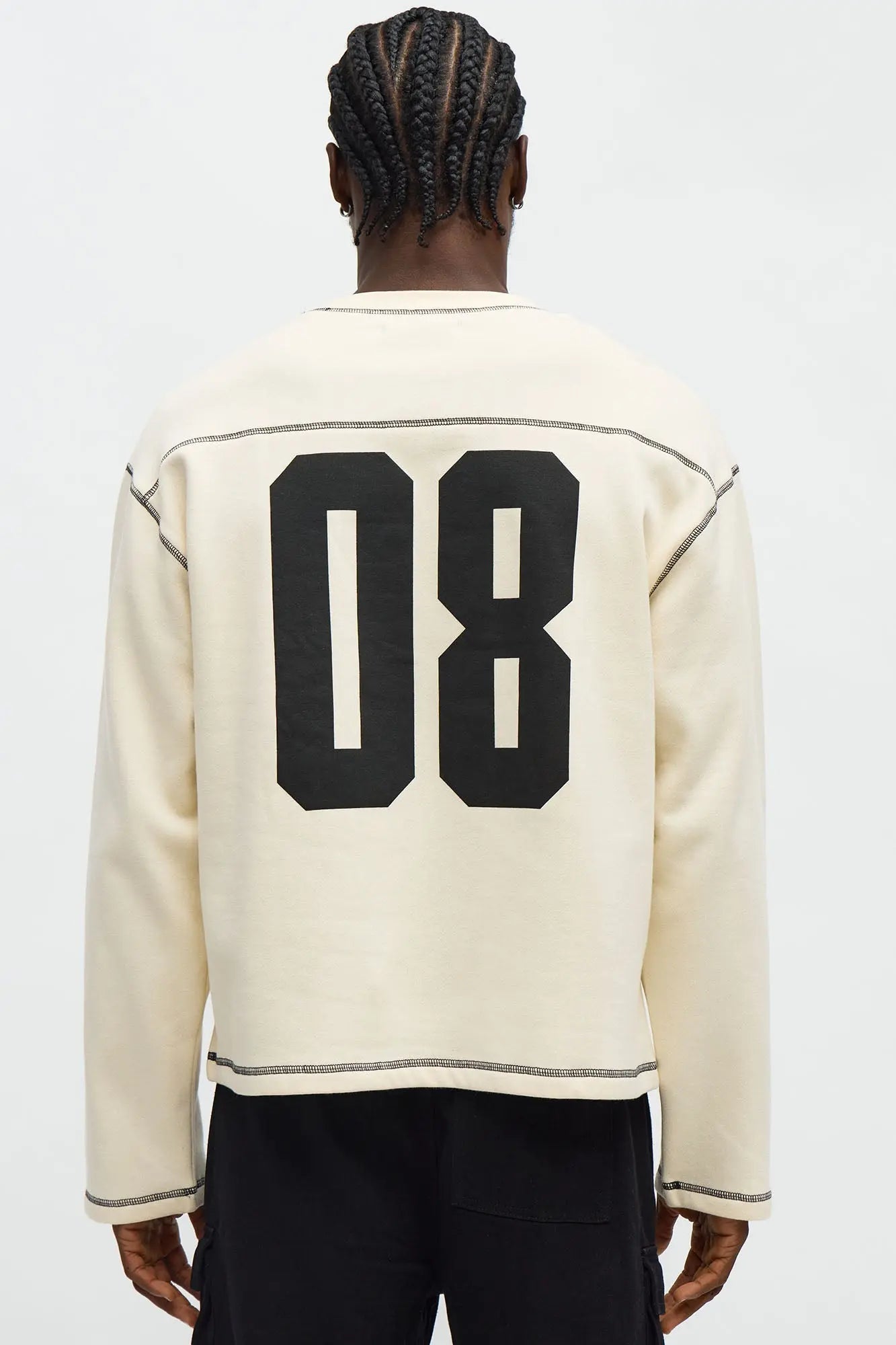 Crazy 8 Crewneck Sweatshirt - Cream