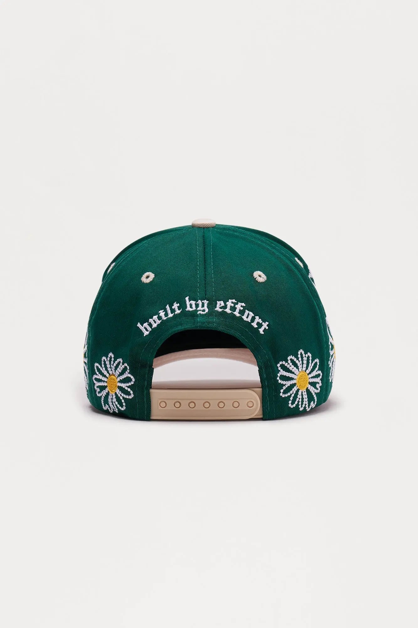 Wild Flower Two Tone Structured Snapback Hat - Green/combo