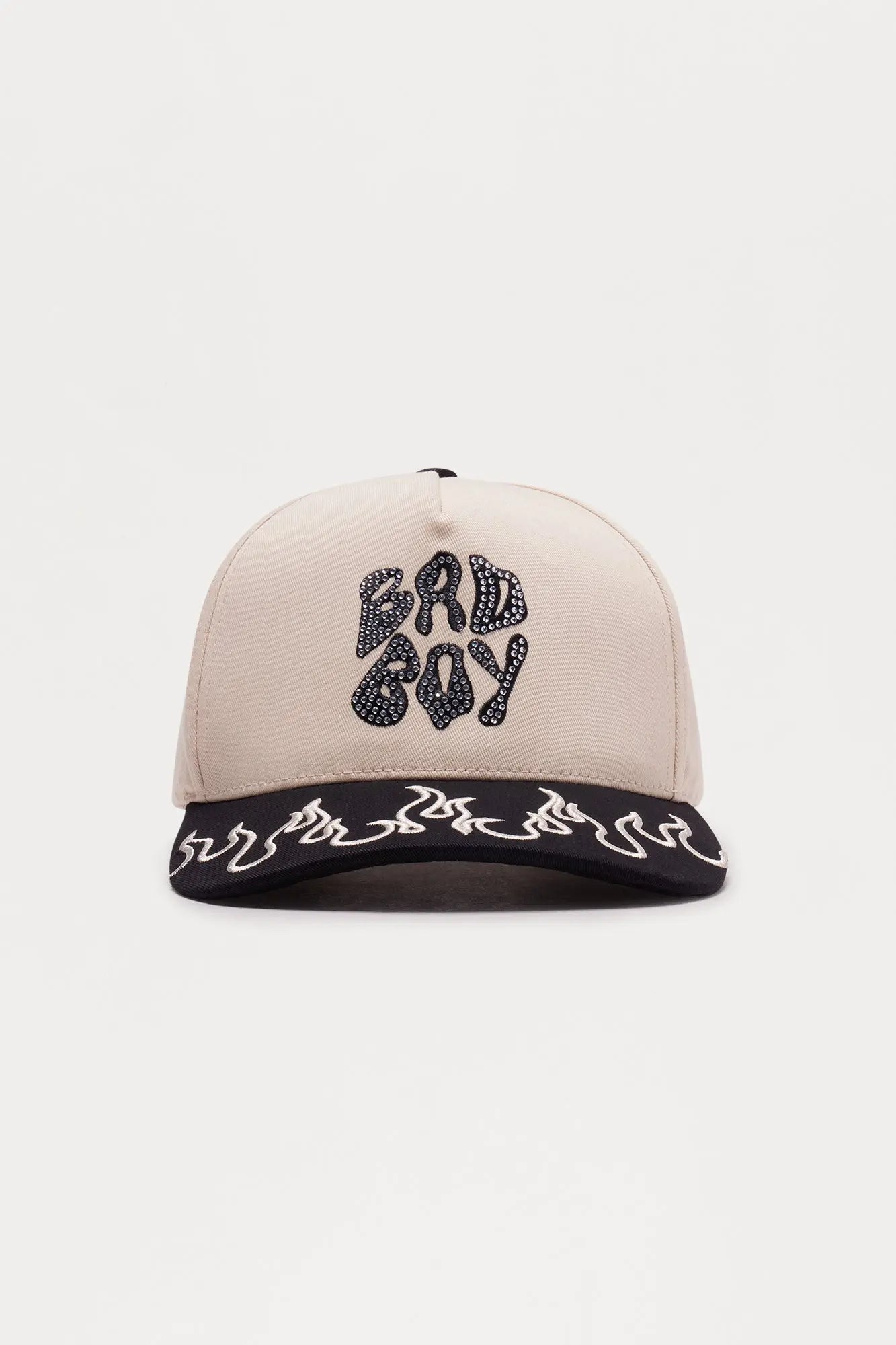 Bad Boy Stoned Structured Snapback Hat - Stone/Combo