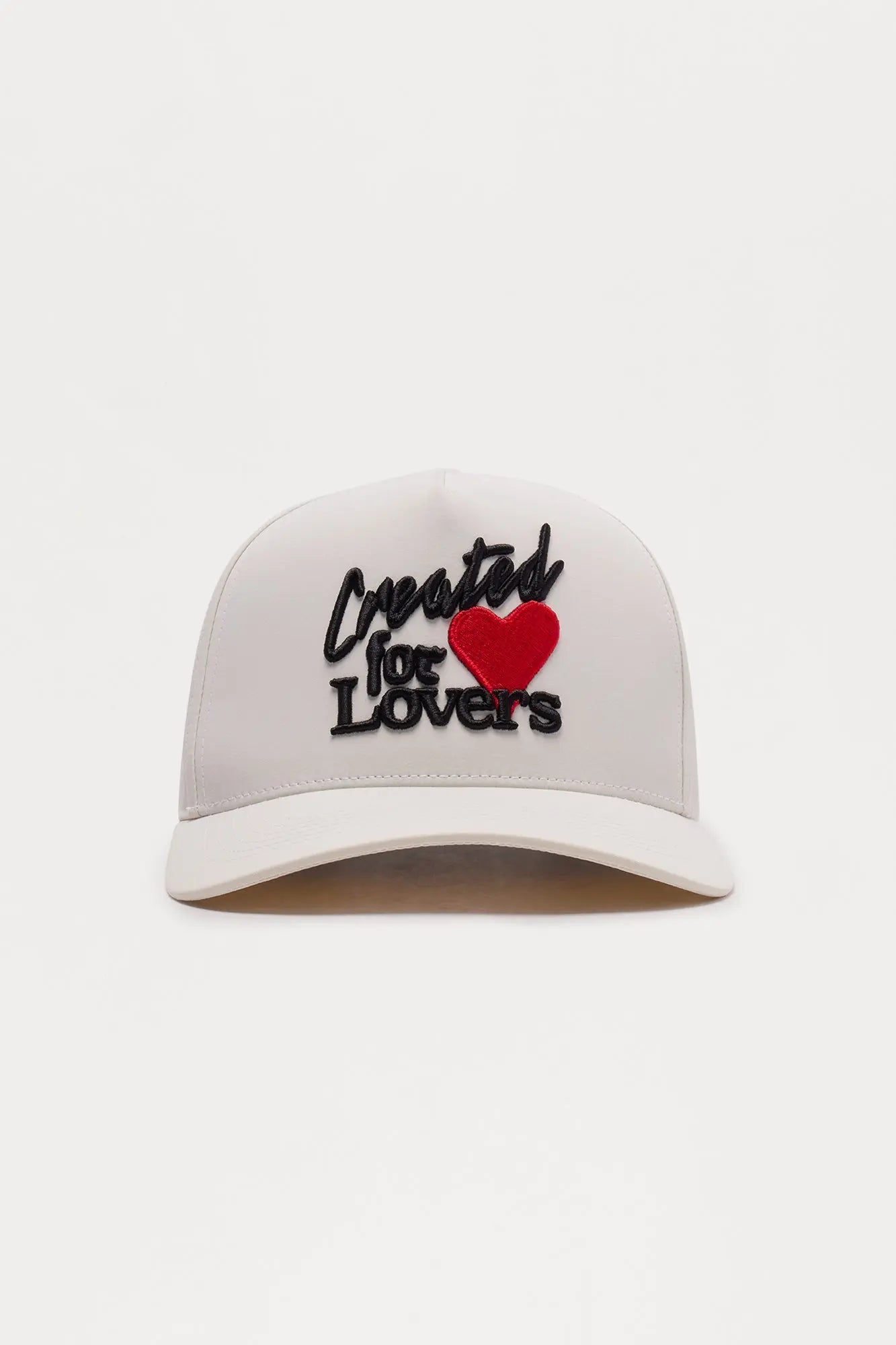 Curated Lover Nylon Structured Snapback Hat - Stone
