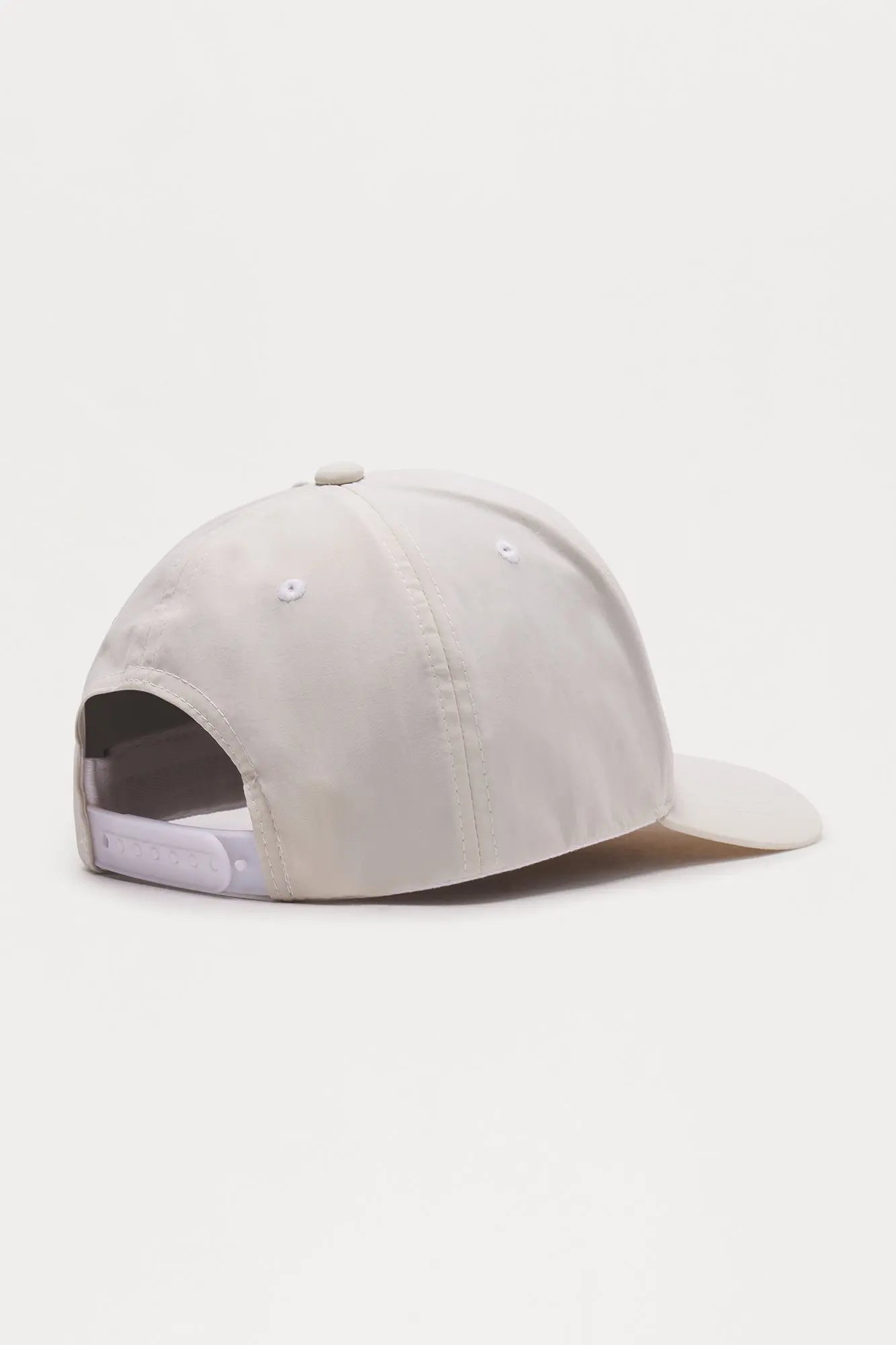 Curated Lover Nylon Structured Snapback Hat - Stone