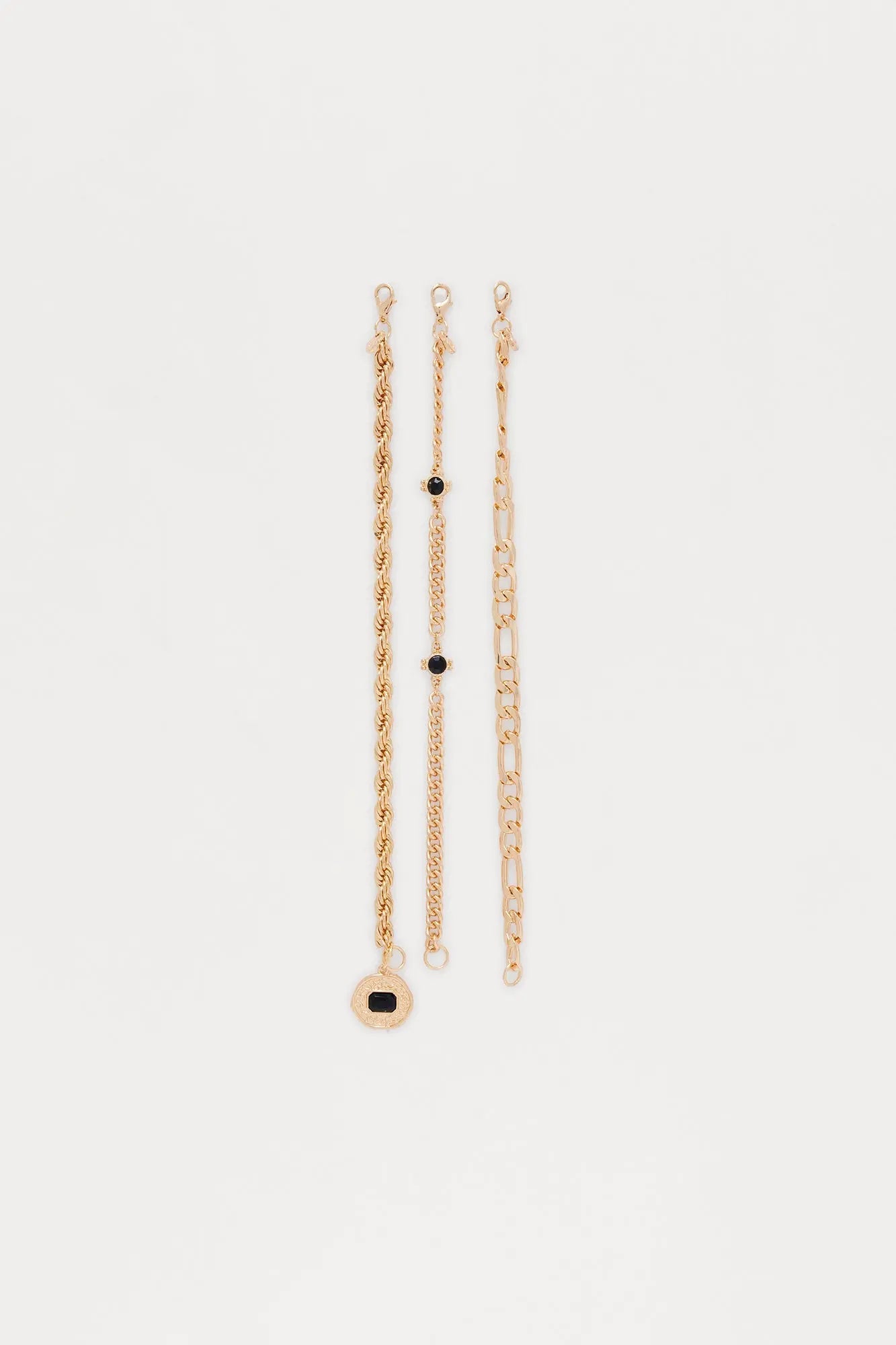 Feel A Way Bracelet Set - Gold