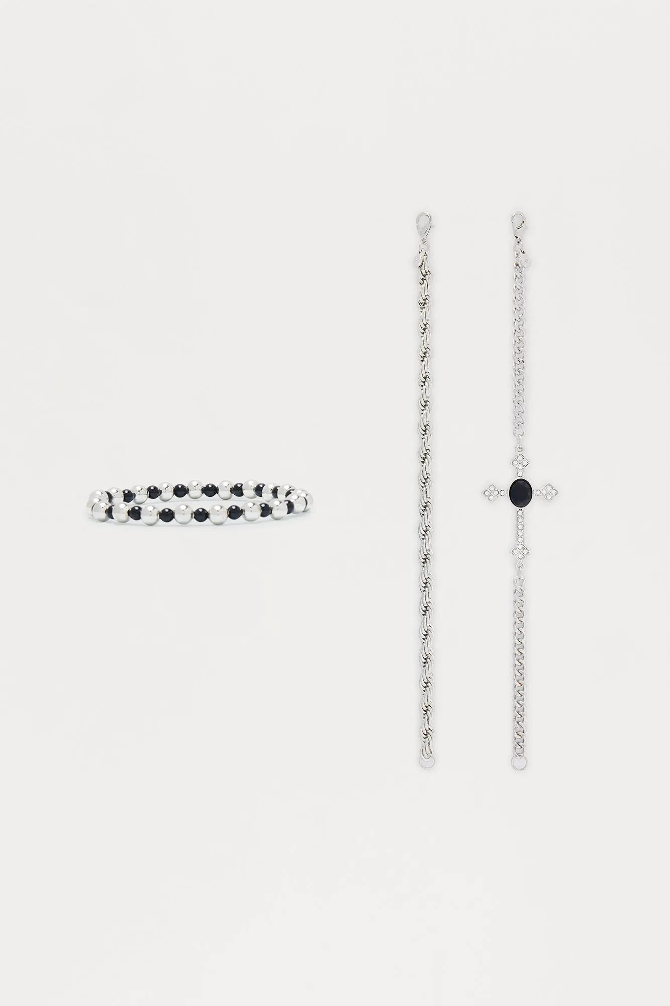 Always On Bracelet Set - Silver