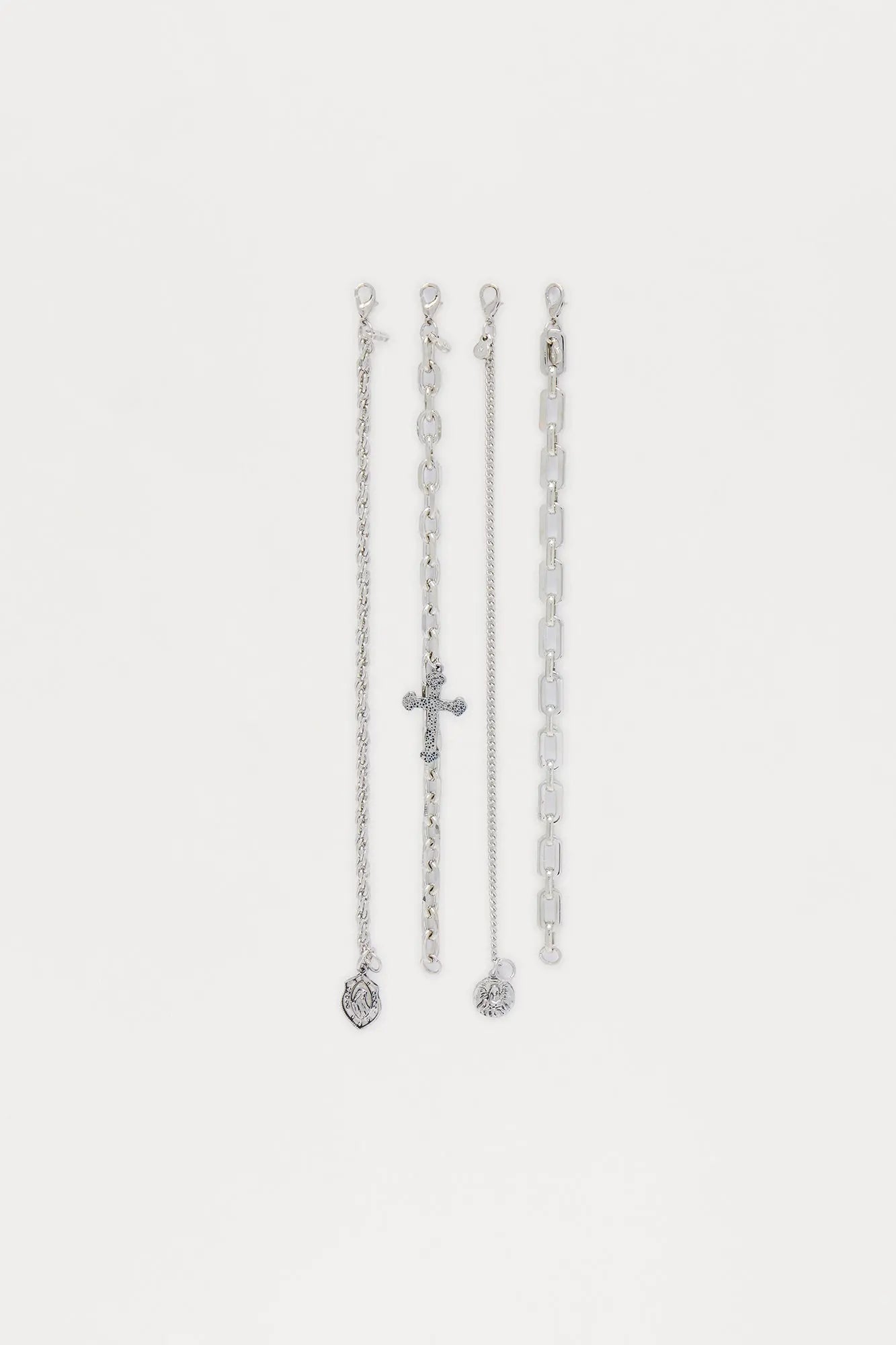 All Access Stacked Bracelet Set - Silver