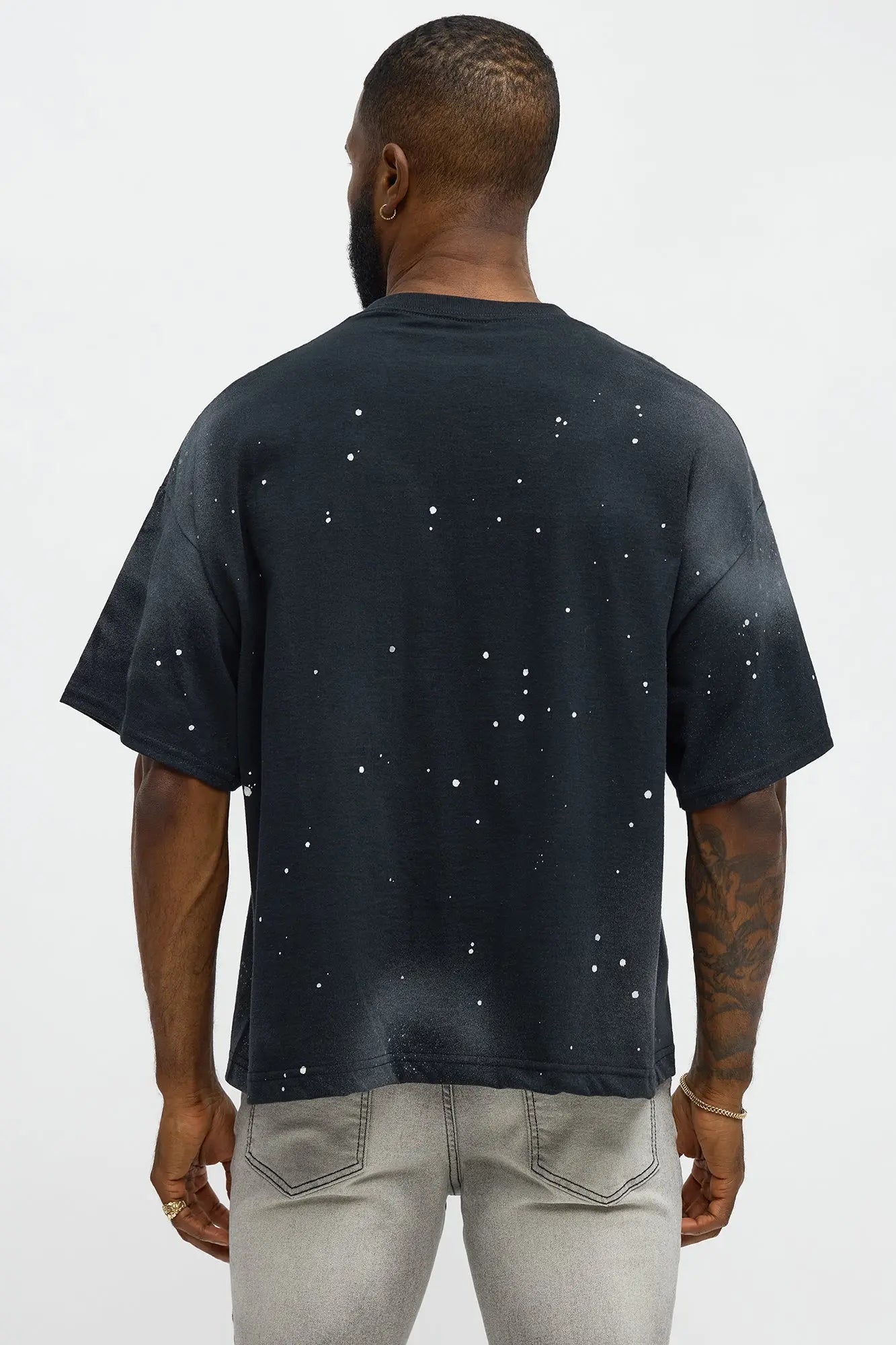 Jurassic Park Boxy Vintage Short Sleeve Tee - Black Wash