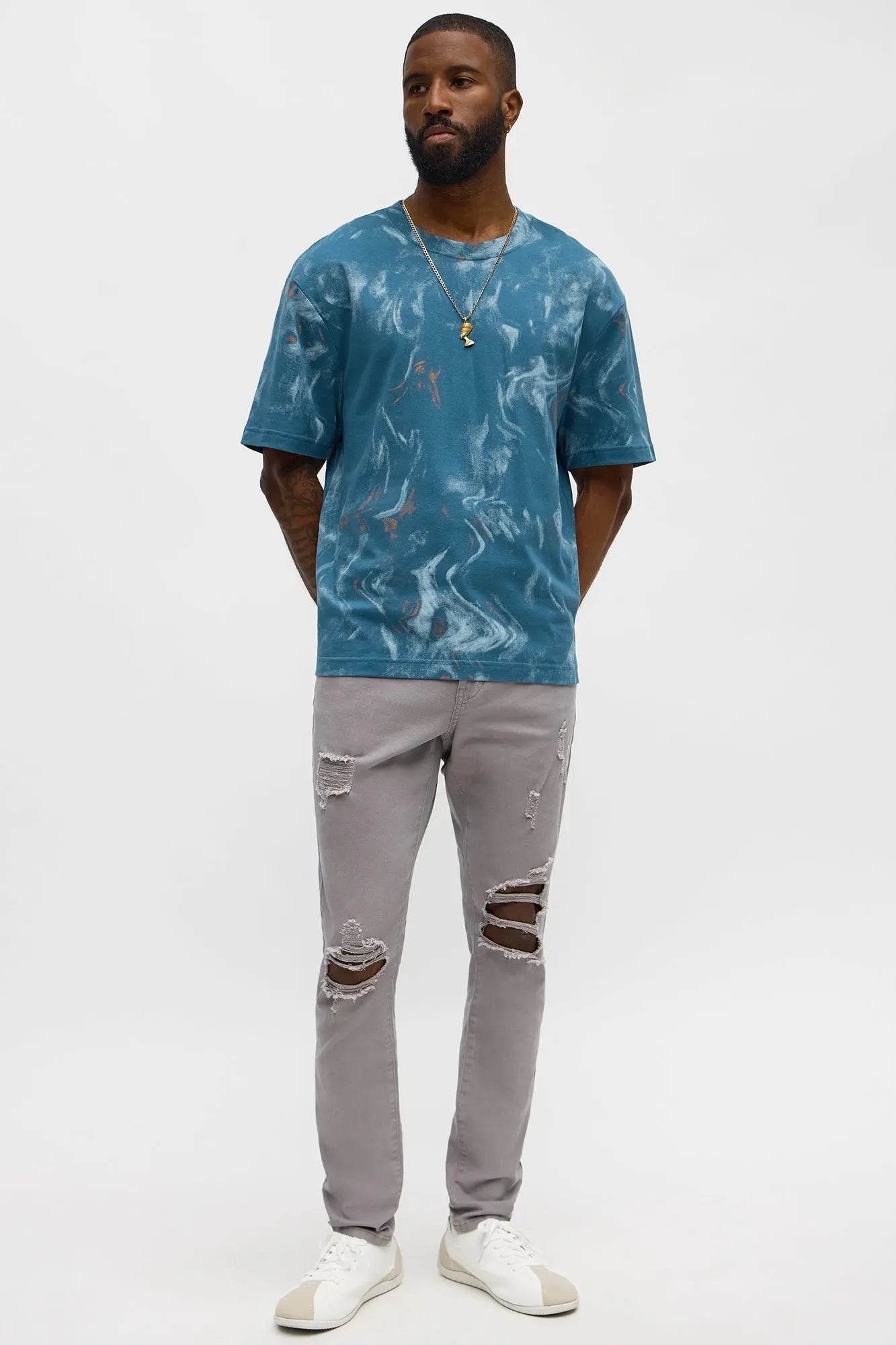 Skinny Ain't Coming Home Pants - Grey