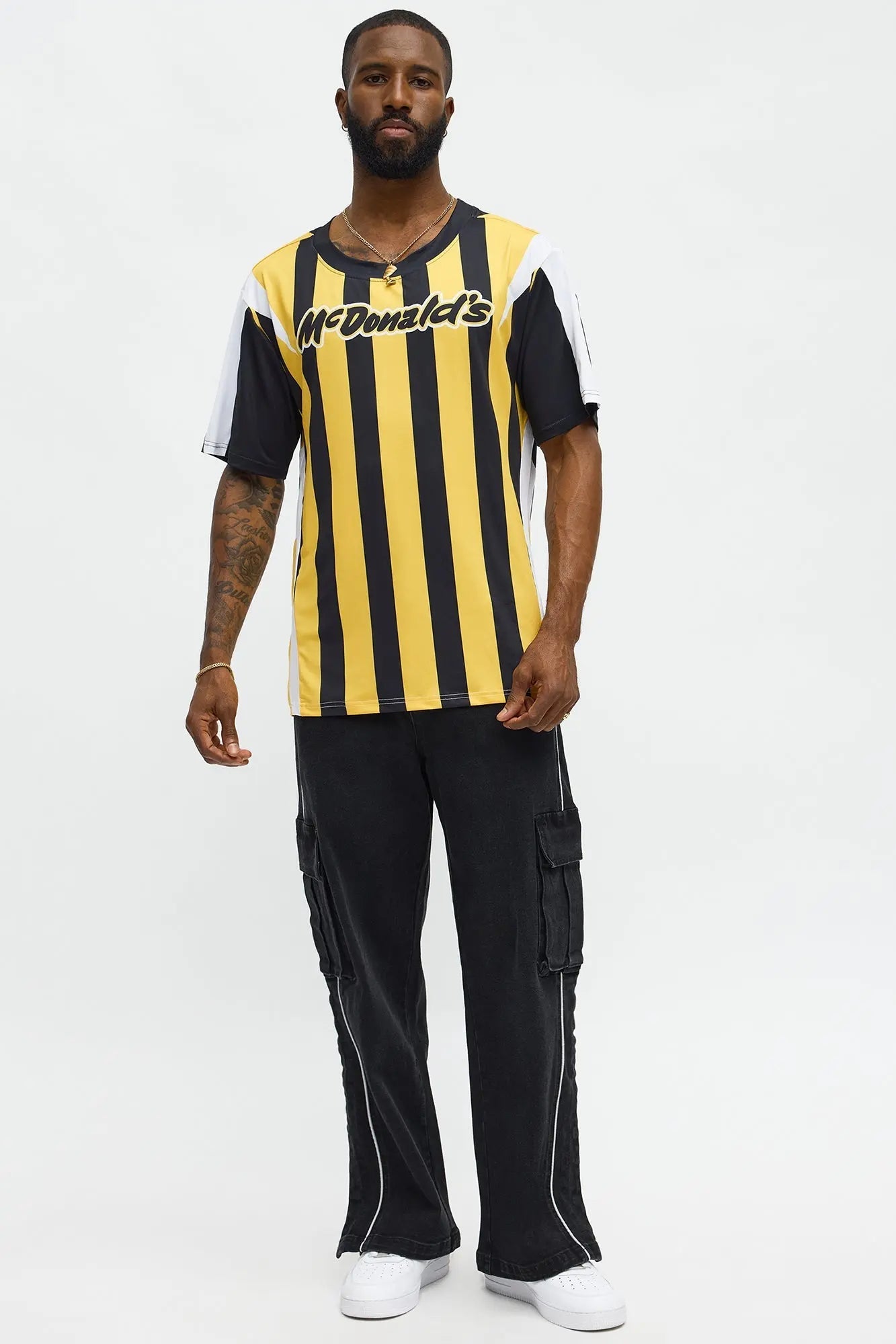 McDonalds Relaxed Burglar Jersey Tee - Black/Gold