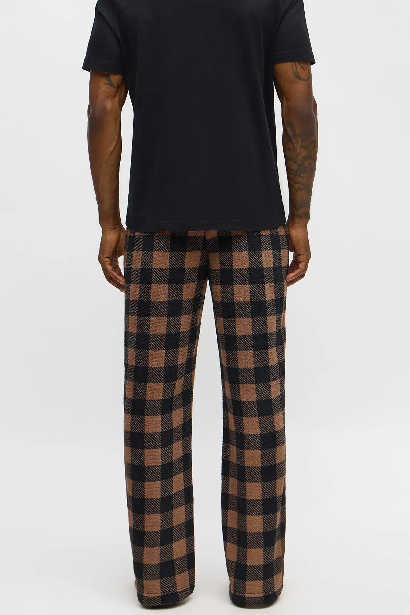 Always Cozy Holiday Lounge Pants - Brown/combo
