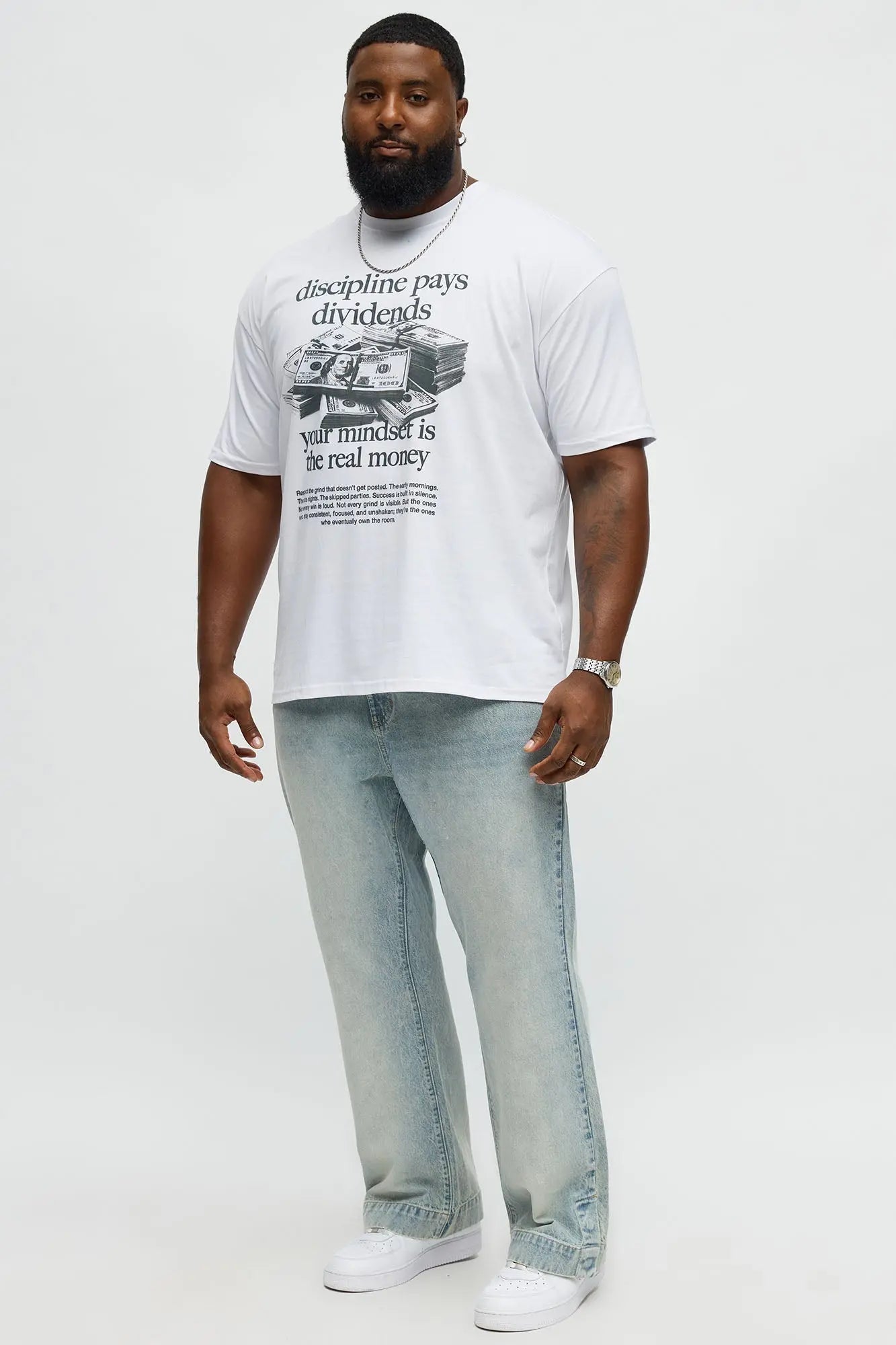 Straight Flare Snapped In Jean - Vintage Blue Wash
