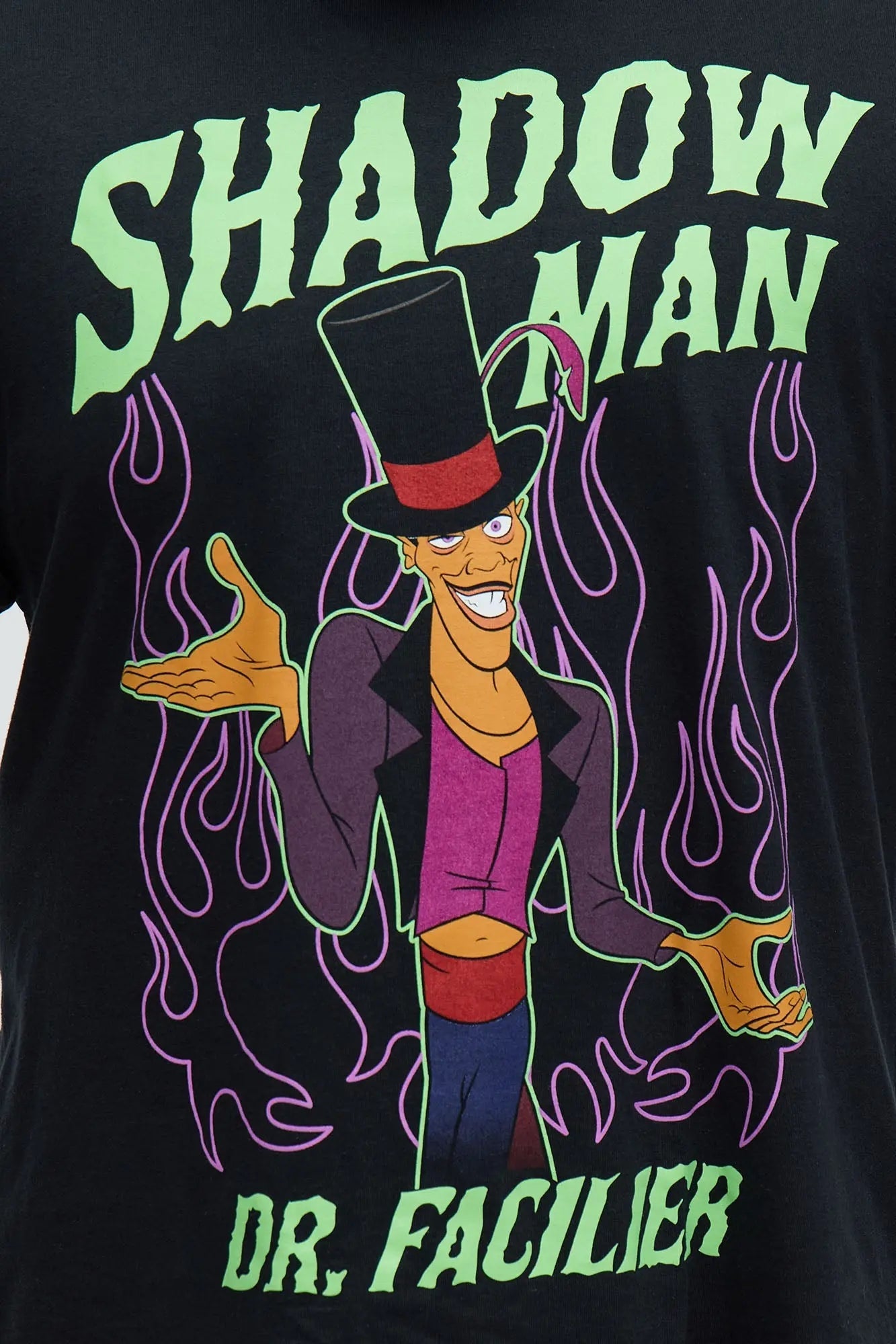 The Princess And The Frog Dr. Facilier Short Sleeve Tee - Black