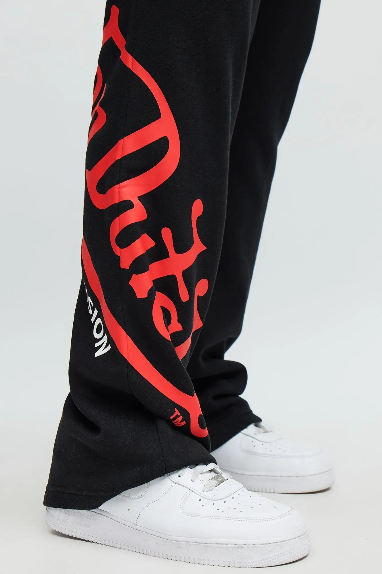 Von Dutch Motor Club Flared Sweatpants - Black