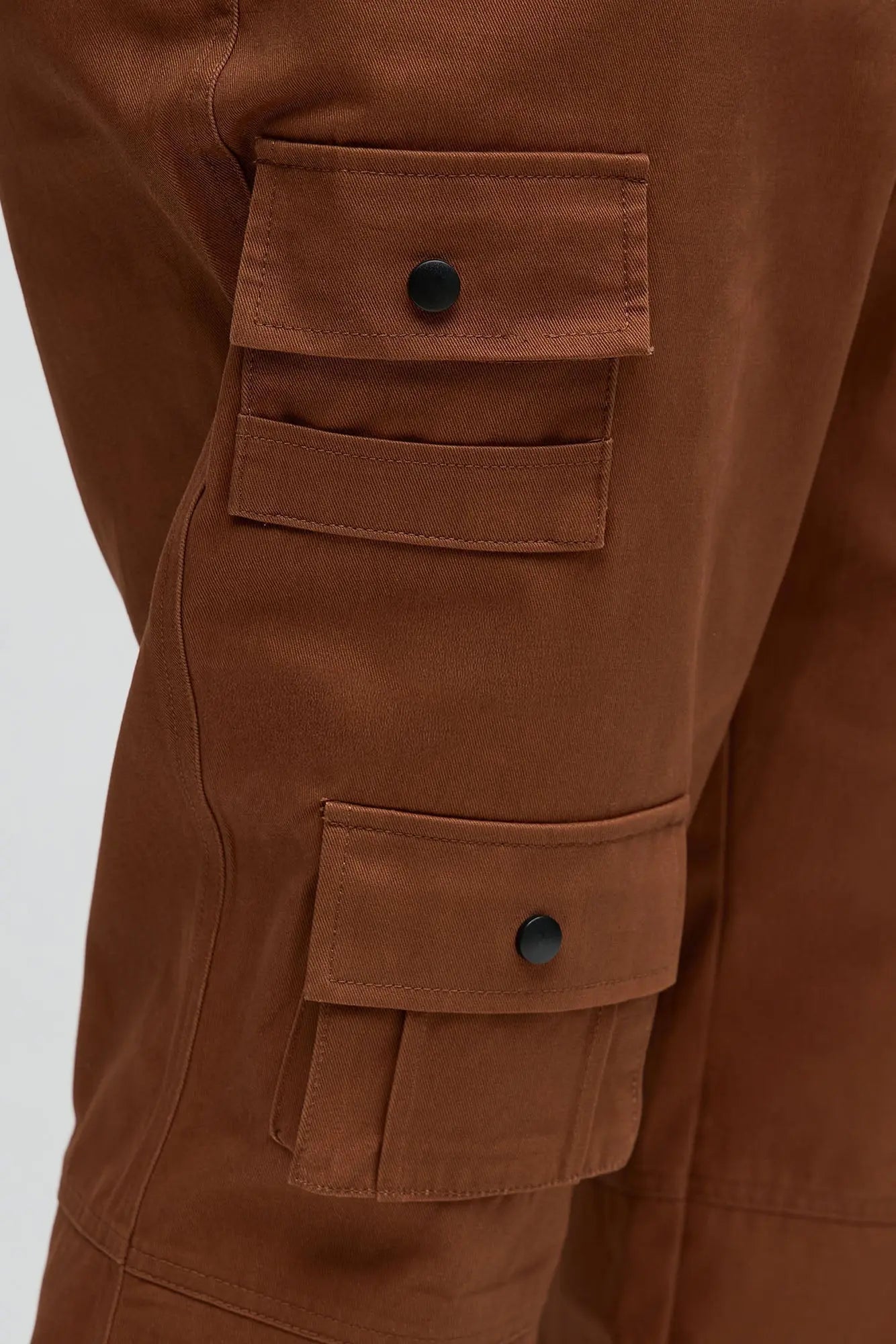 Slim Count On It Cargo Utility Pants - Brown