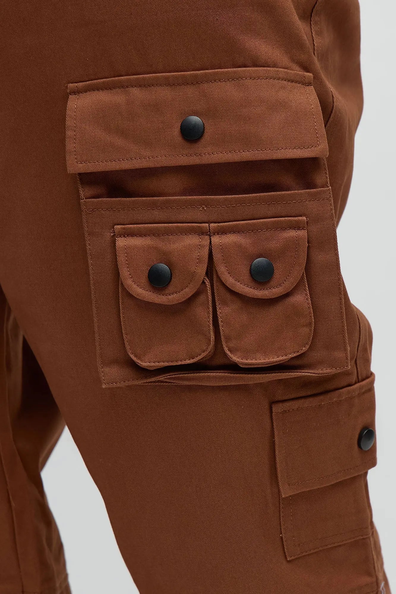 Slim Count On It Cargo Utility Pants - Brown