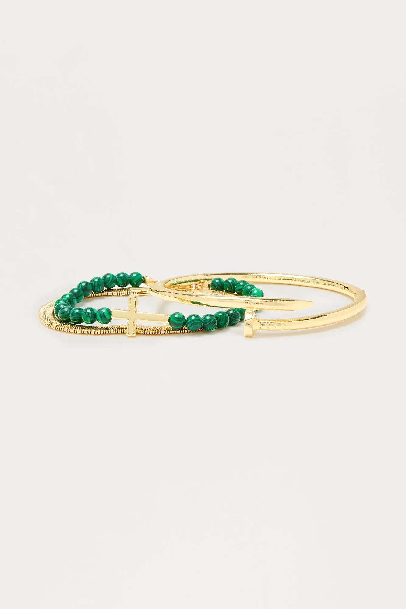 Industry Mixed Bracelet Set - Gold/combo