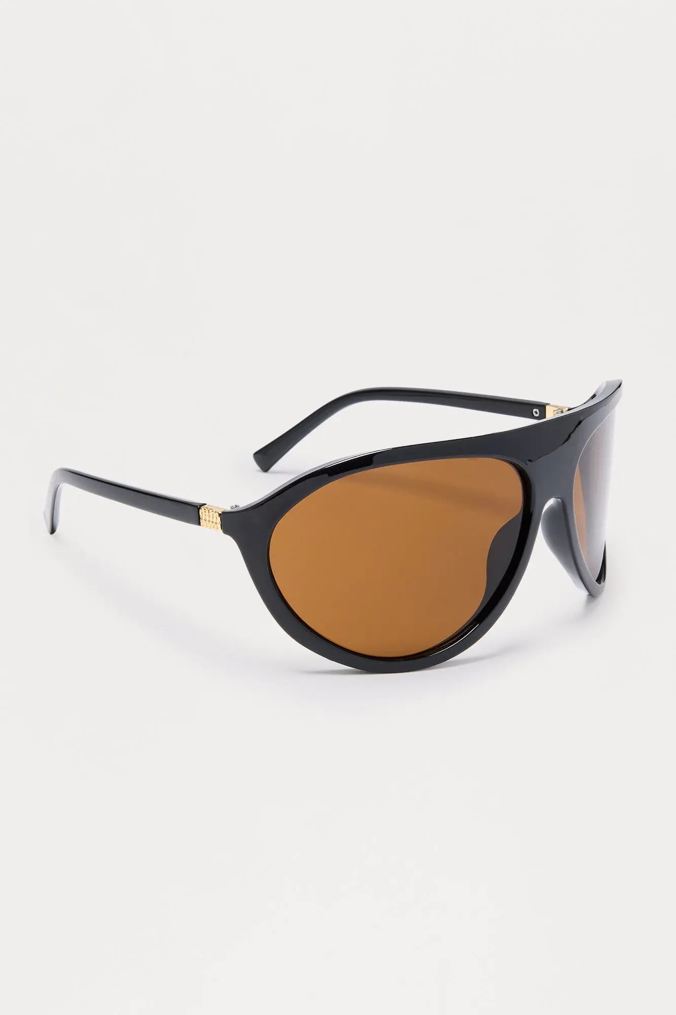 Blazing Round Frame Sunglasses - Black