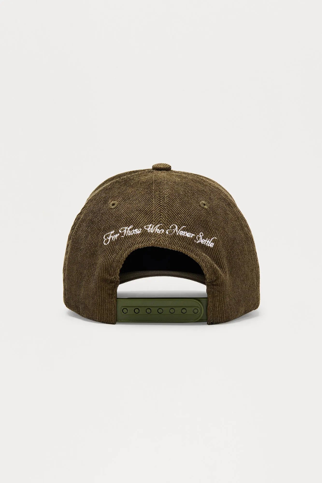 Winners Club Corduroy Structured Snapback Hat - Green