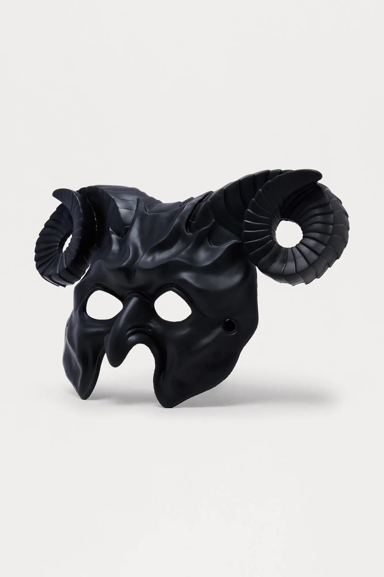 Half Masked Devil Costume - Black MenKlothing