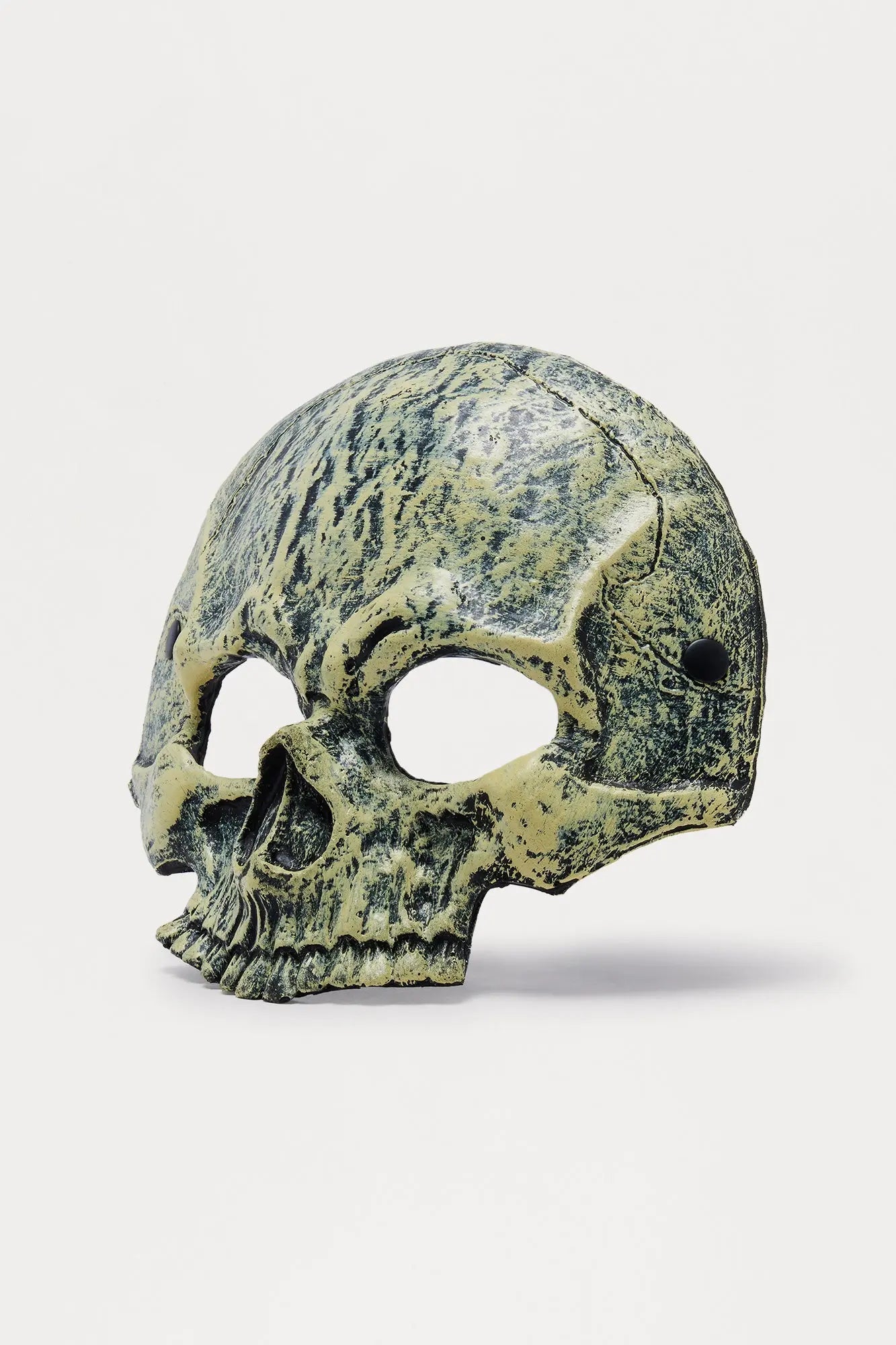 Skull Half Mask Costume - White MenKlothing