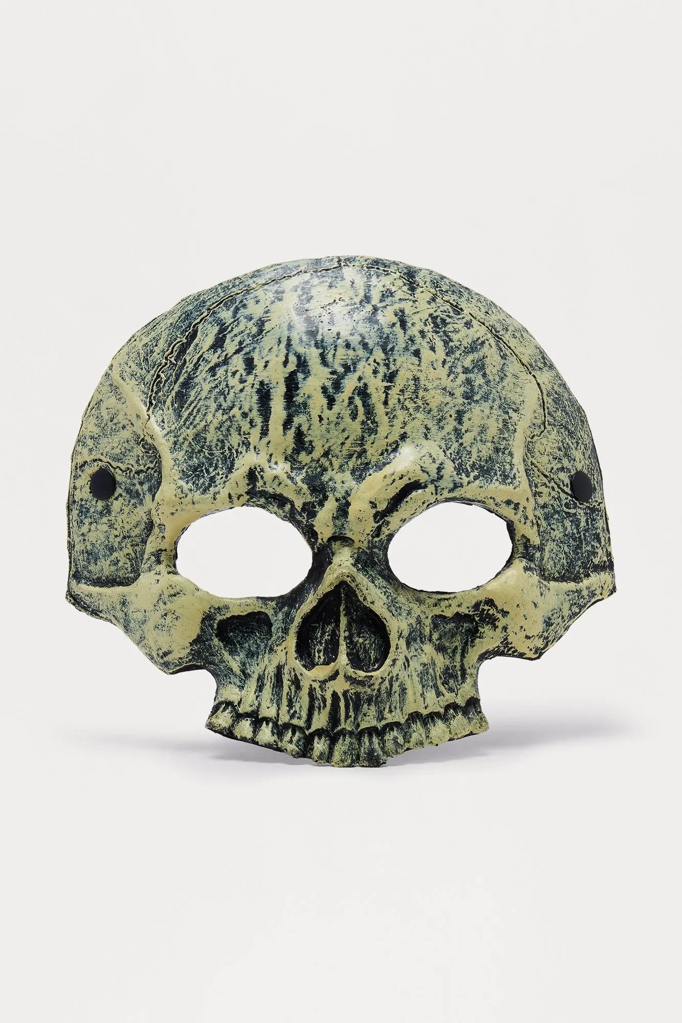 Skull Half Mask Costume - White MenKlothing
