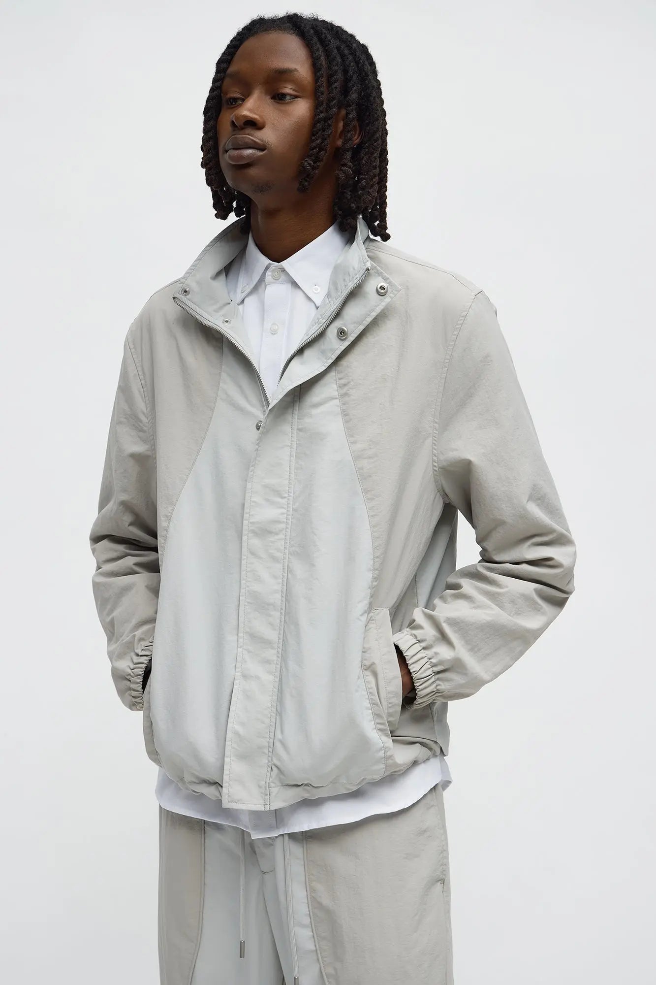 Big Waves Track Jacket - Grey