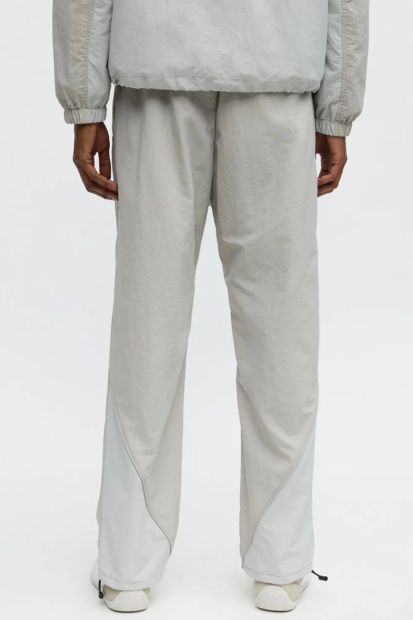 Straight Big Waves Track Pant - Grey