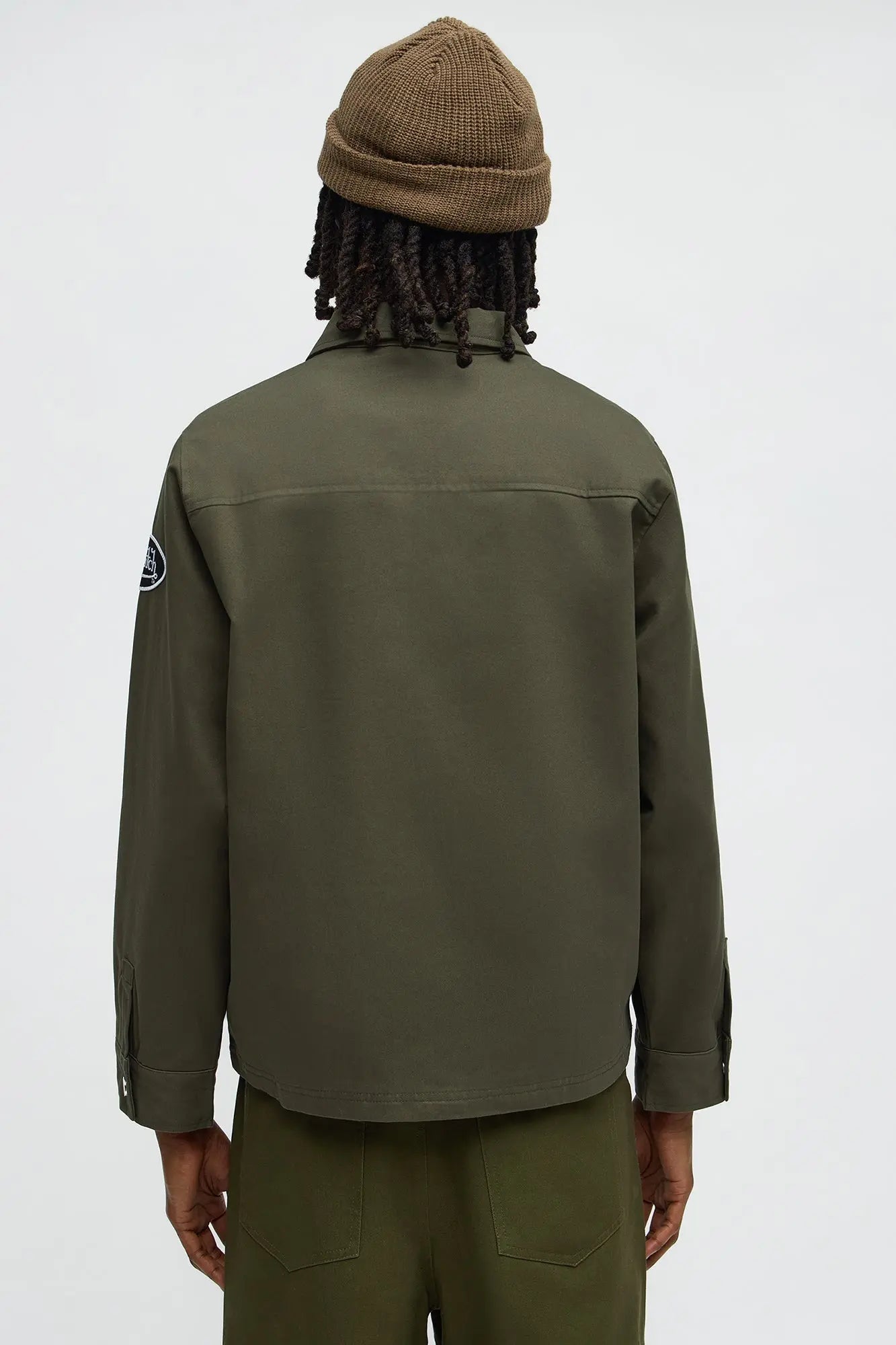 Von Dutch Winged Eye Work Jacket - Olive/combo