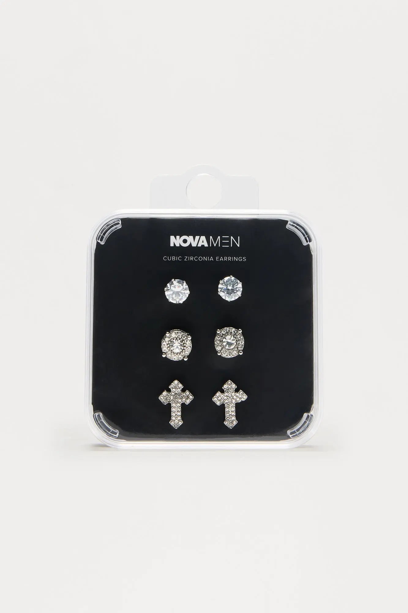 Flex Mix 3 Piece Earring Set - Silver
