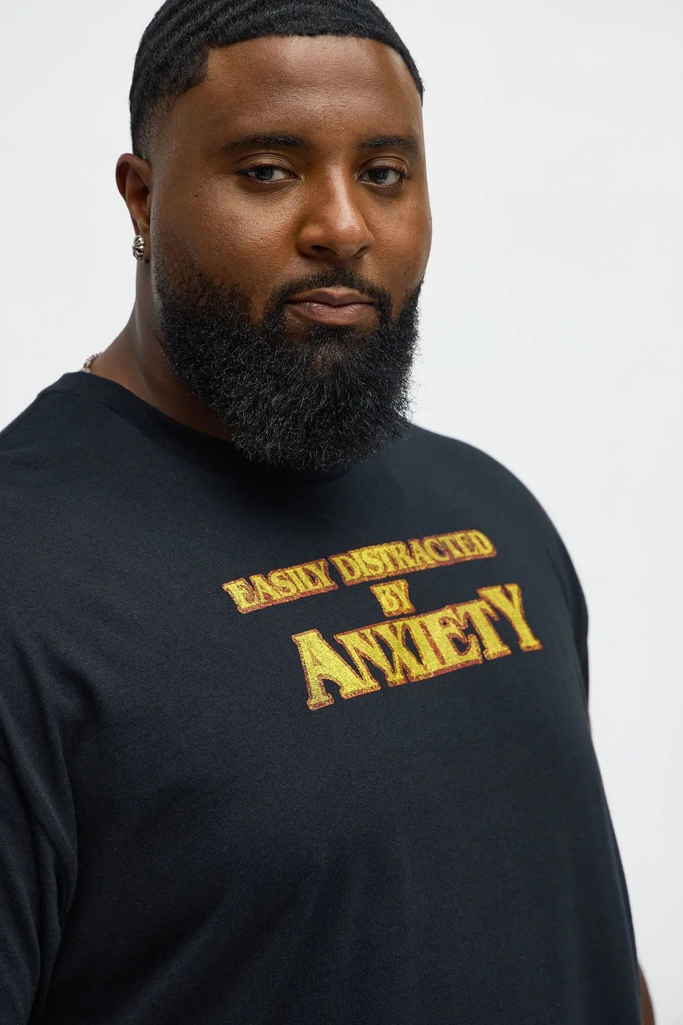 Easily Distracted Short Sleeve Tee - Black