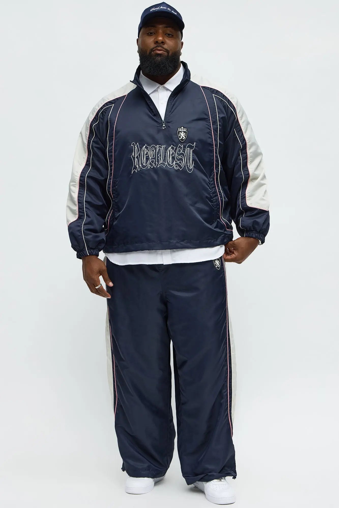 Realest Flow Anorak Jacket - Navy/combo