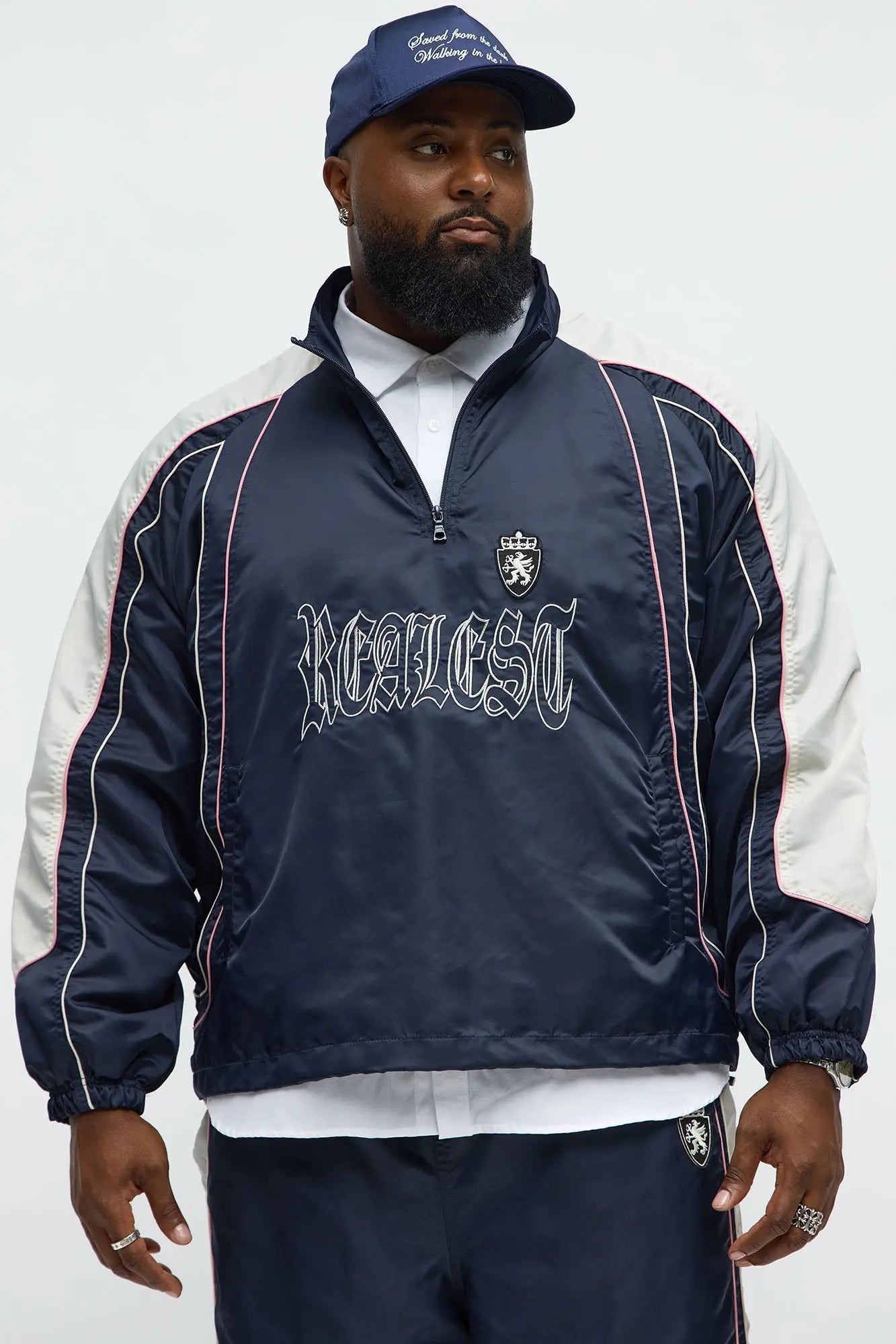 Realest Flow Anorak Jacket - Navy/combo