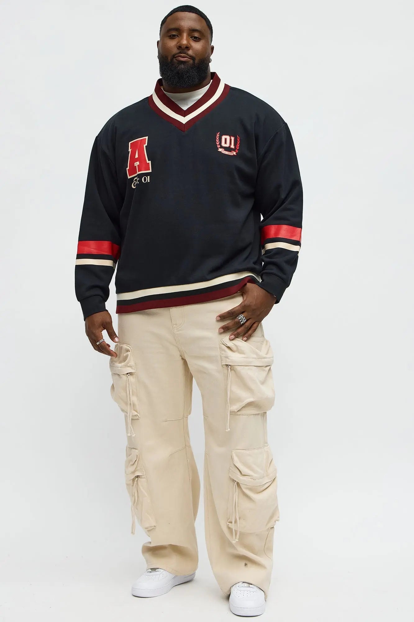Varsity Class 01 Sweatshirt - Black/combo