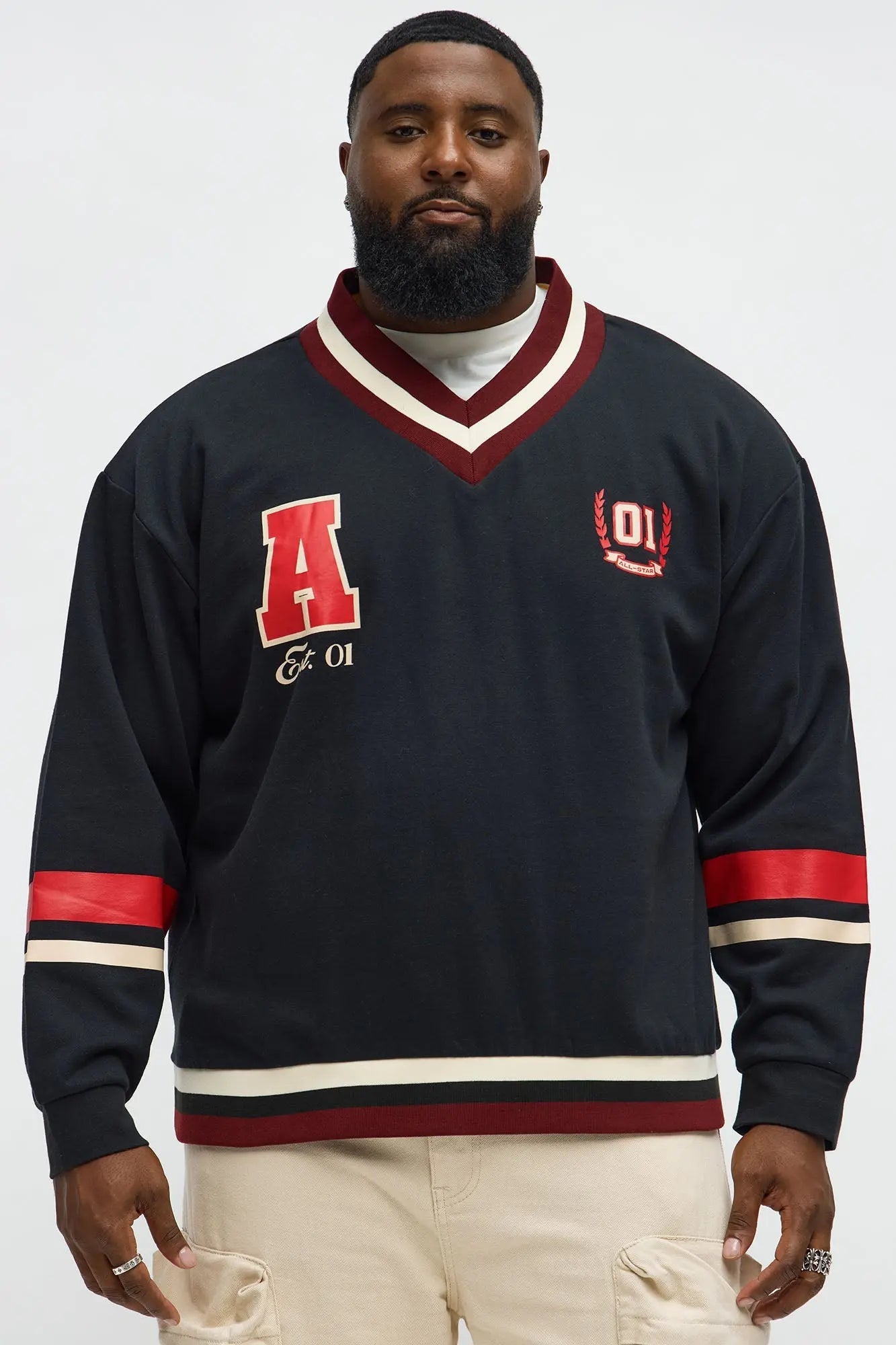 Varsity Class 01 Sweatshirt - Black/combo