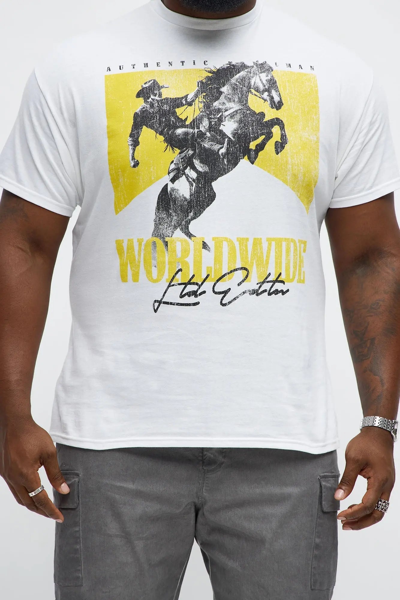 Western Limited Edition Short Sleeve Tee - White