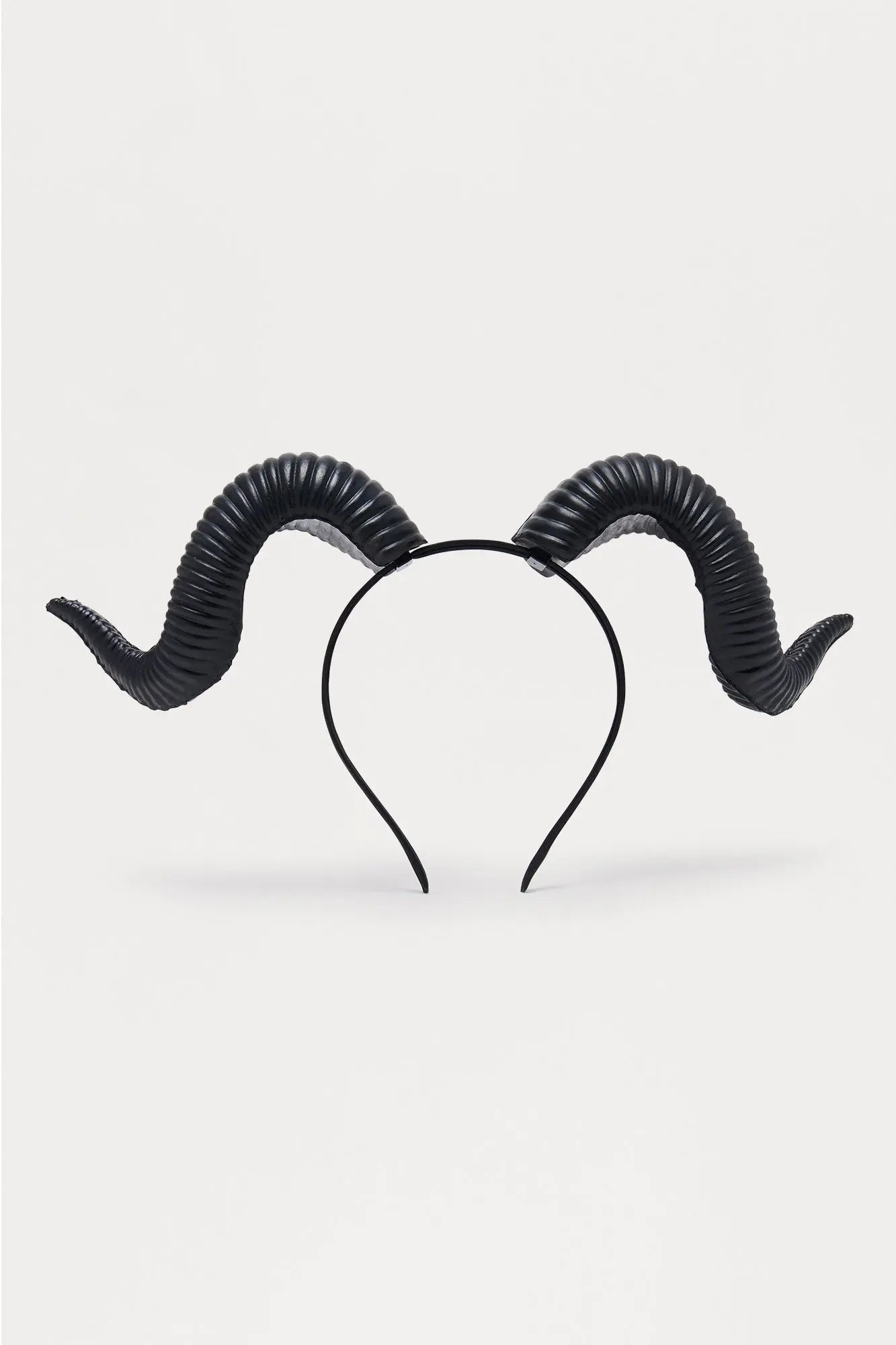 Demonic Ram Horns Costume - Grey MenKlothing