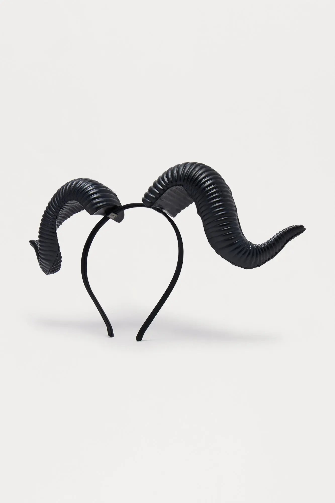 Demonic Ram Horns Costume - Grey MenKlothing