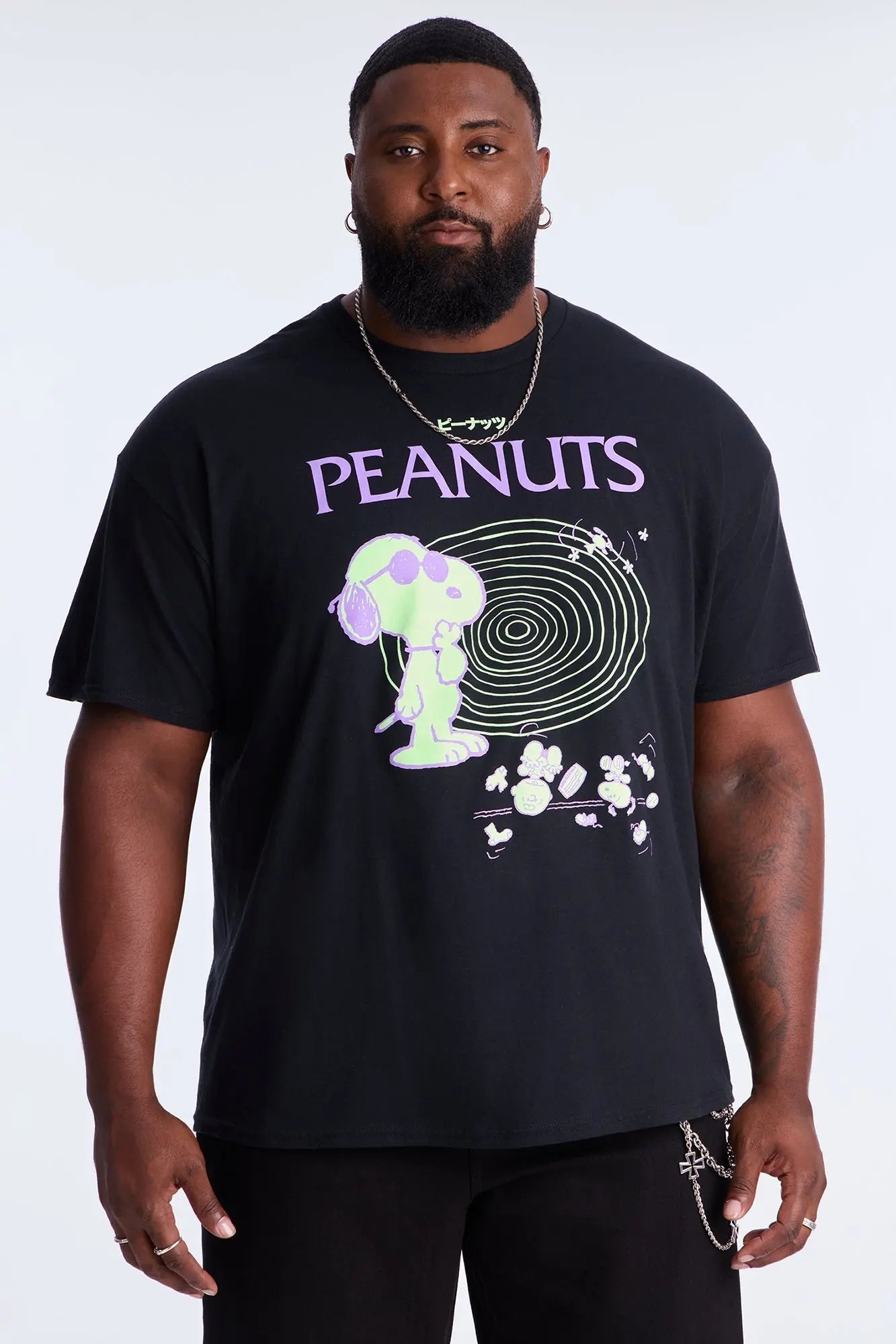 Snoopy Universe Short Sleeve Tee - Black