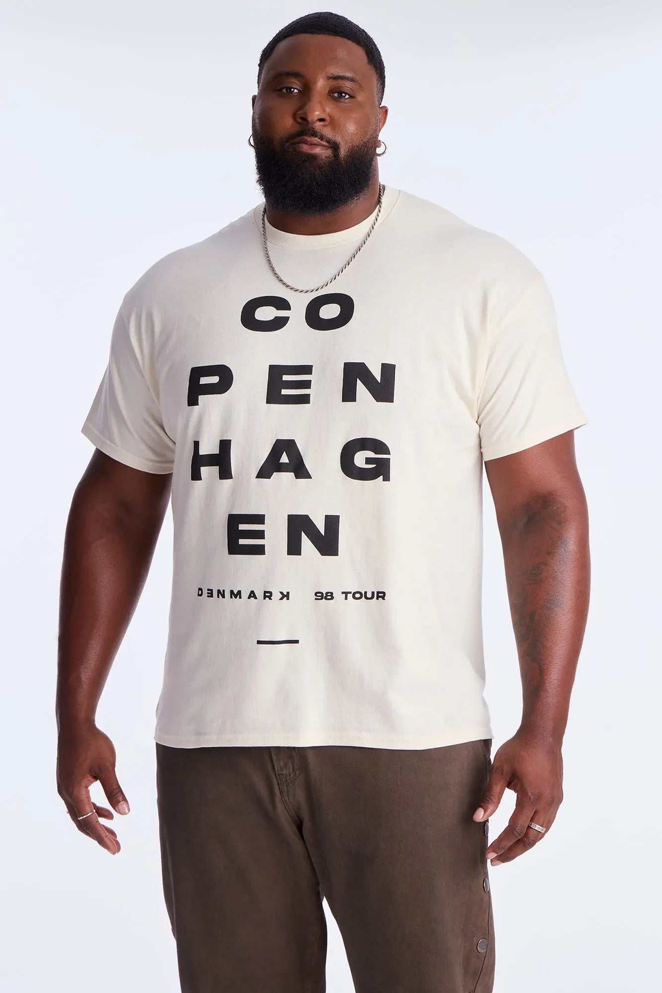 Copenhagen Tour Short Sleeve Tee - Natural