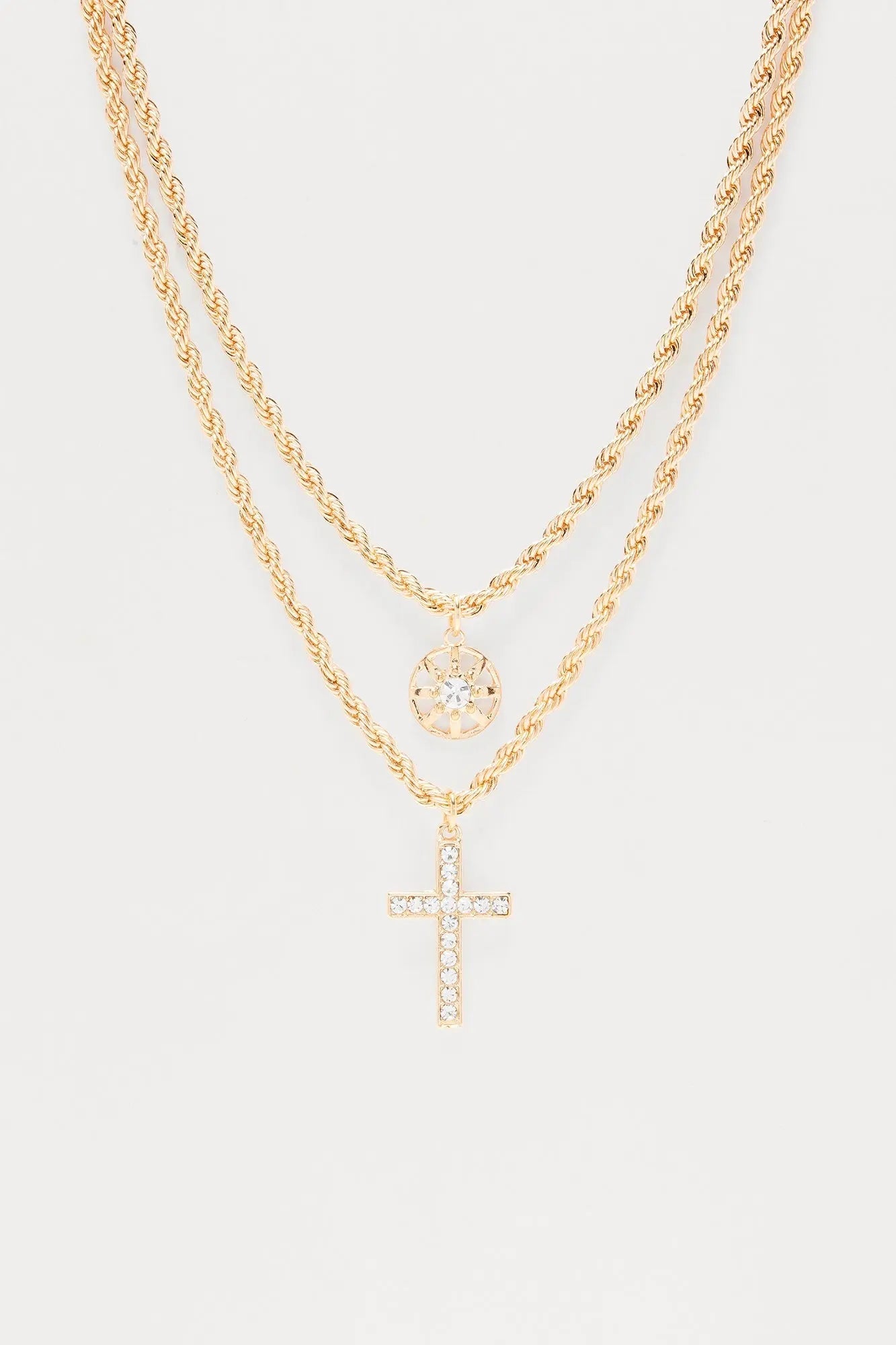 Crowd Favorite Pendant Necklace Set - Gold