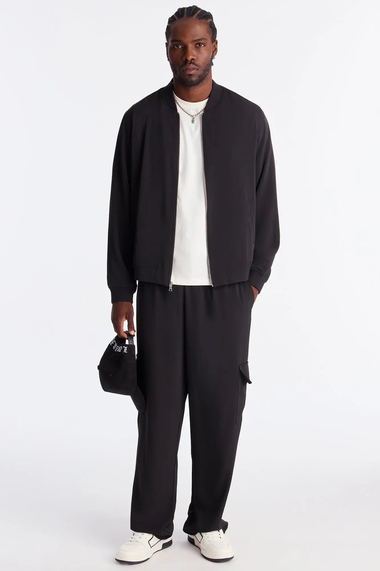 Daemon Tech Bomber Jacket - Black